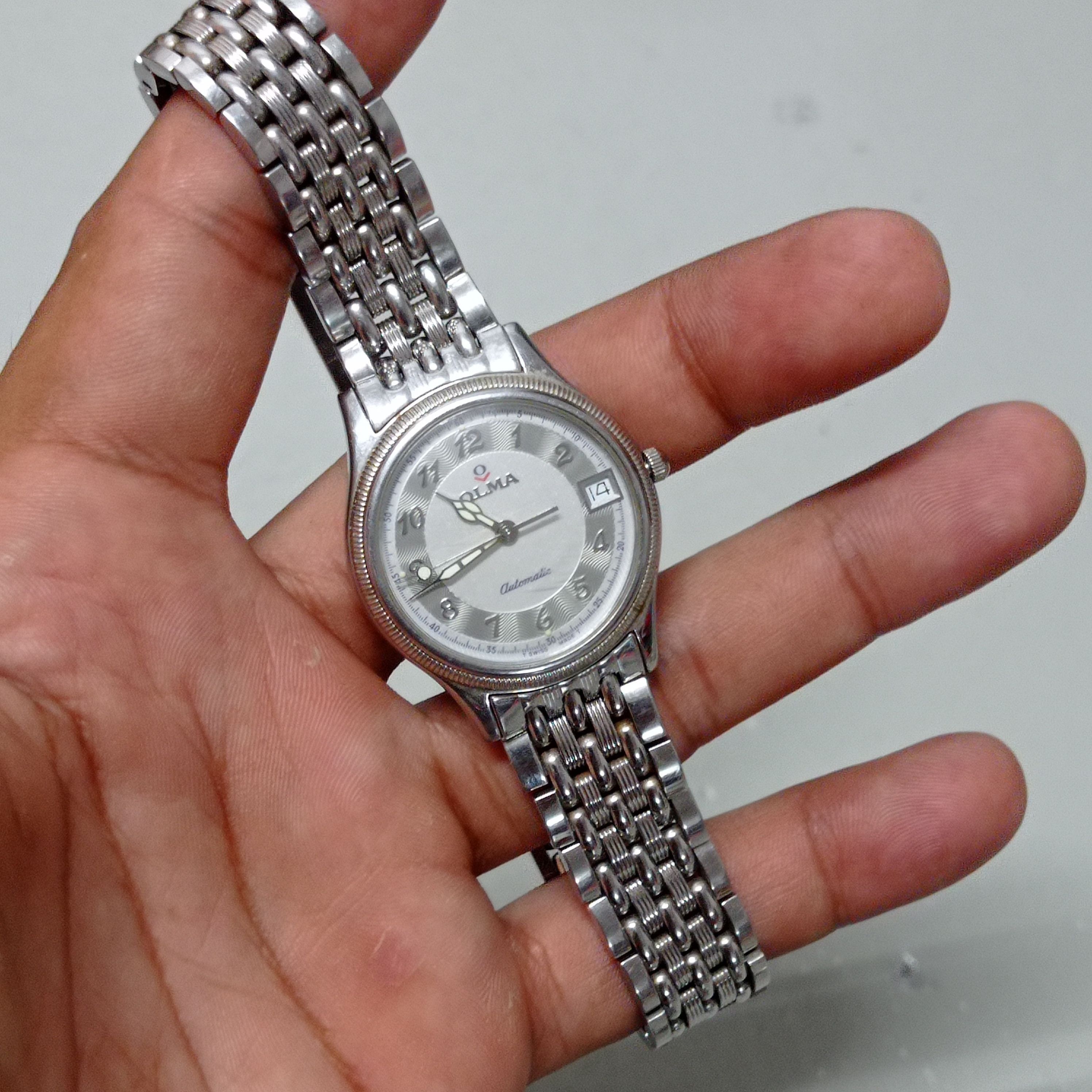 Vintage Vintage Luxury AUTOMATIC WATCH BY "OLMA" SWISS 25 JEWELS Size ONE SIZE - 17 Thumbnail