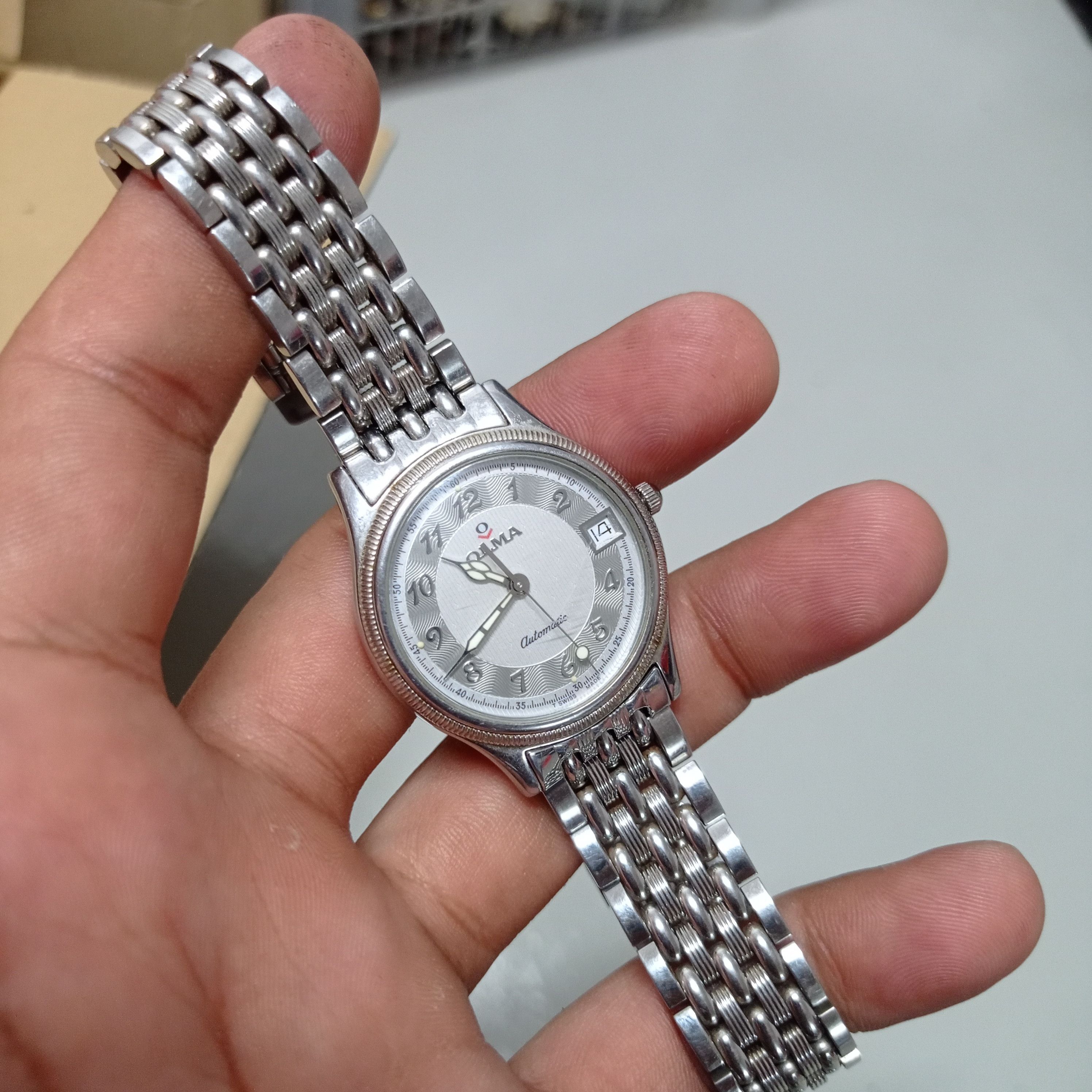 Vintage Vintage Luxury AUTOMATIC WATCH BY "OLMA" SWISS 25 JEWELS Size ONE SIZE - 6 Thumbnail