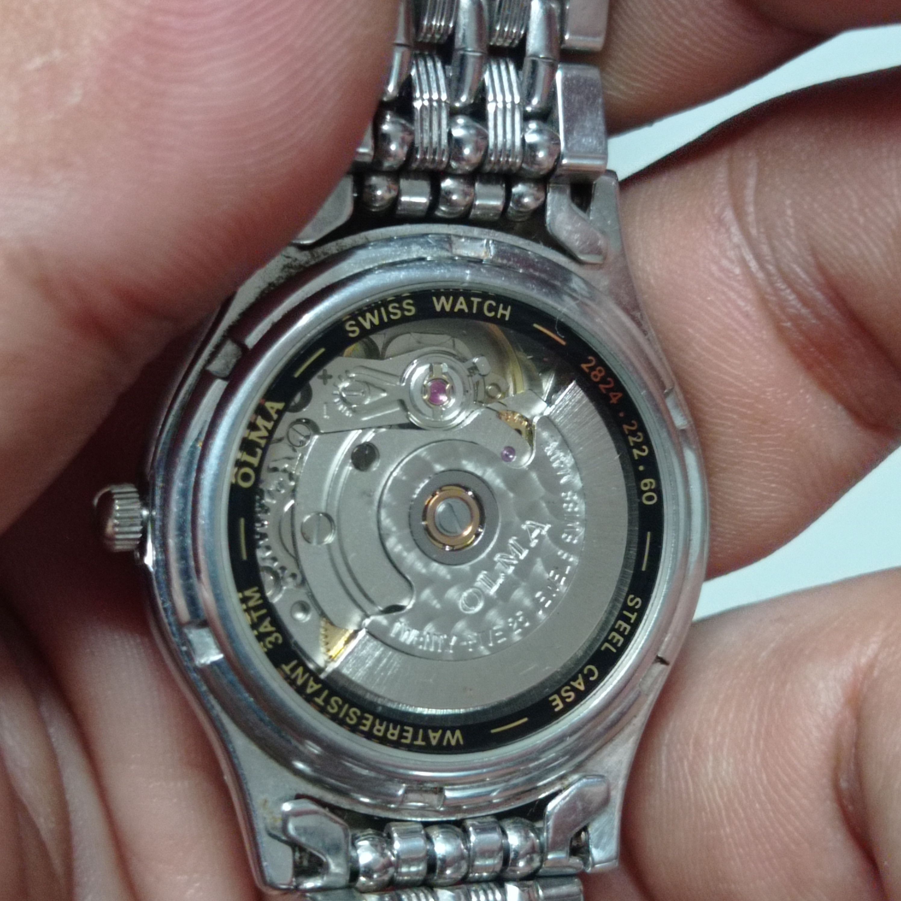 Vintage Vintage Luxury AUTOMATIC WATCH BY "OLMA" SWISS 25 JEWELS Size ONE SIZE - 4 Thumbnail