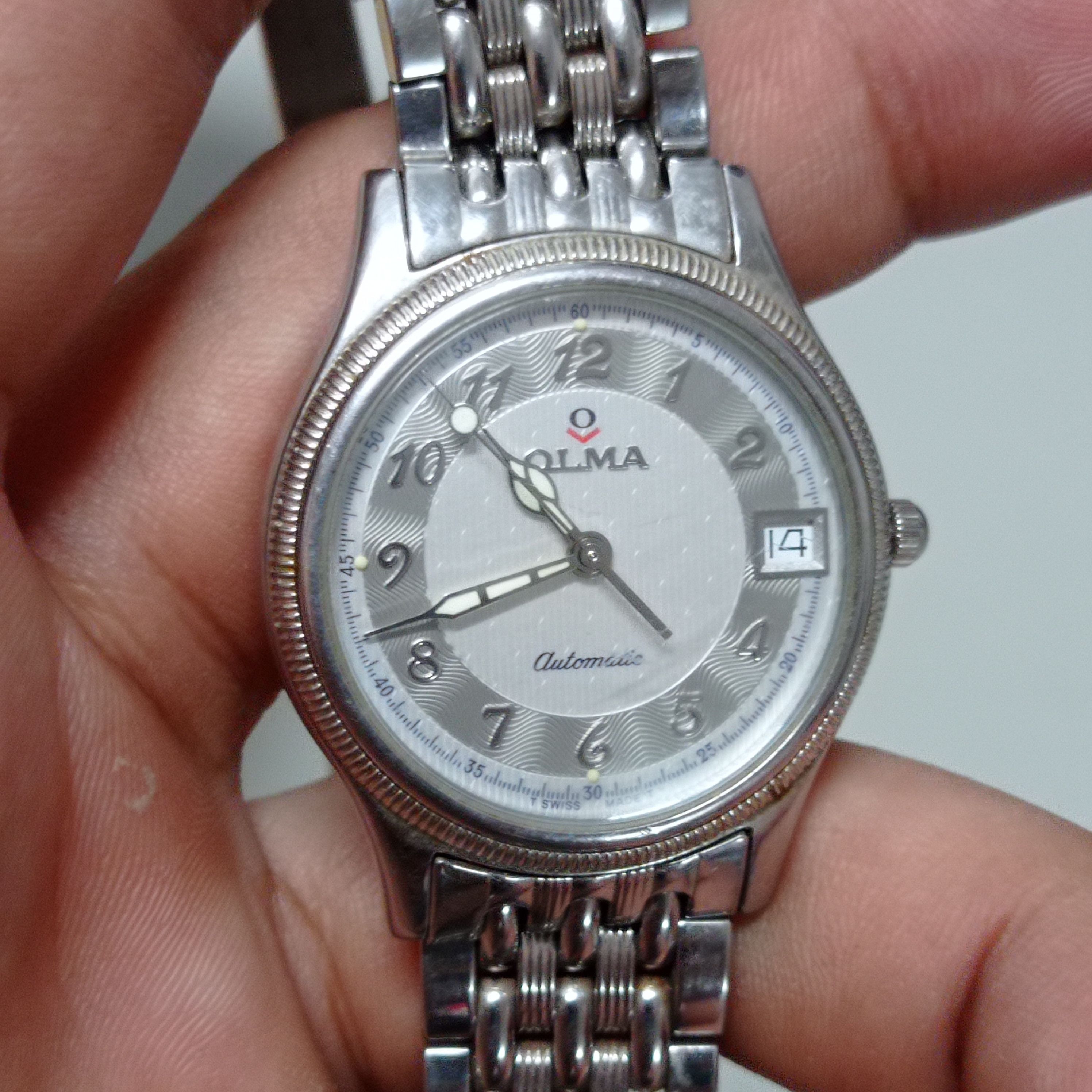 Vintage Vintage Luxury AUTOMATIC WATCH BY "OLMA" SWISS 25 JEWELS Size ONE SIZE - 12 Thumbnail
