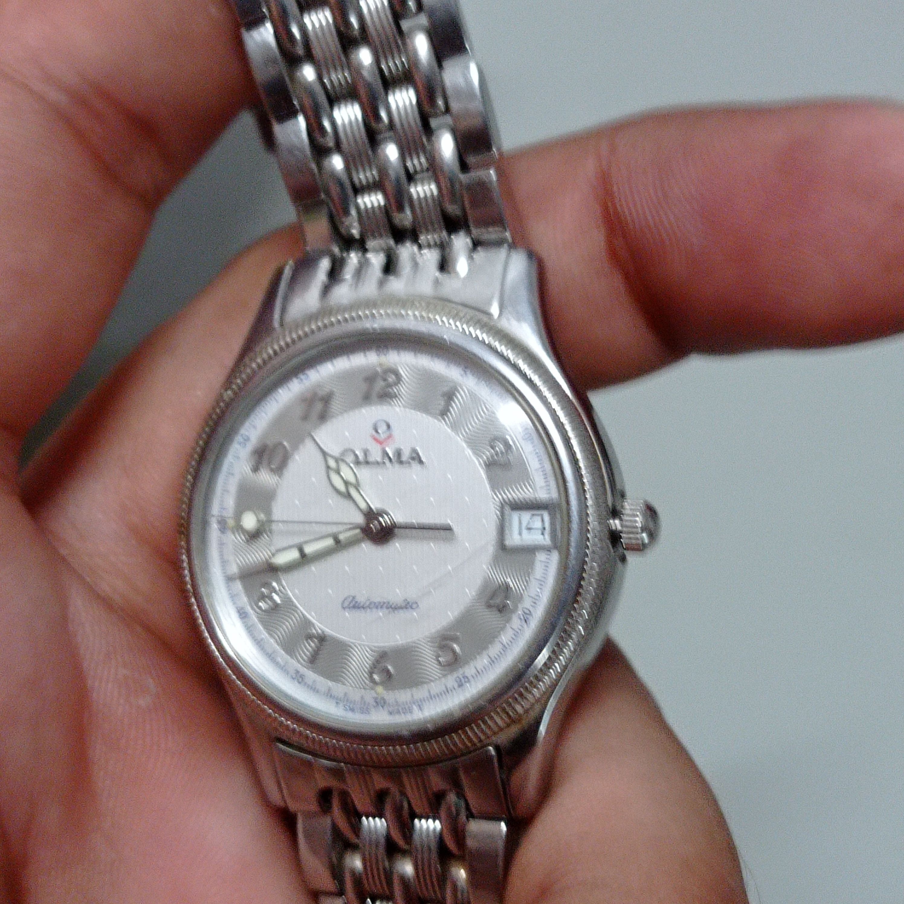 Vintage Vintage Luxury AUTOMATIC WATCH BY "OLMA" SWISS 25 JEWELS Size ONE SIZE - 8 Thumbnail