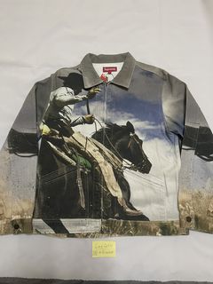 Supreme Jim Krantz SUPREME COWBOY DENIM WORK JACKET 