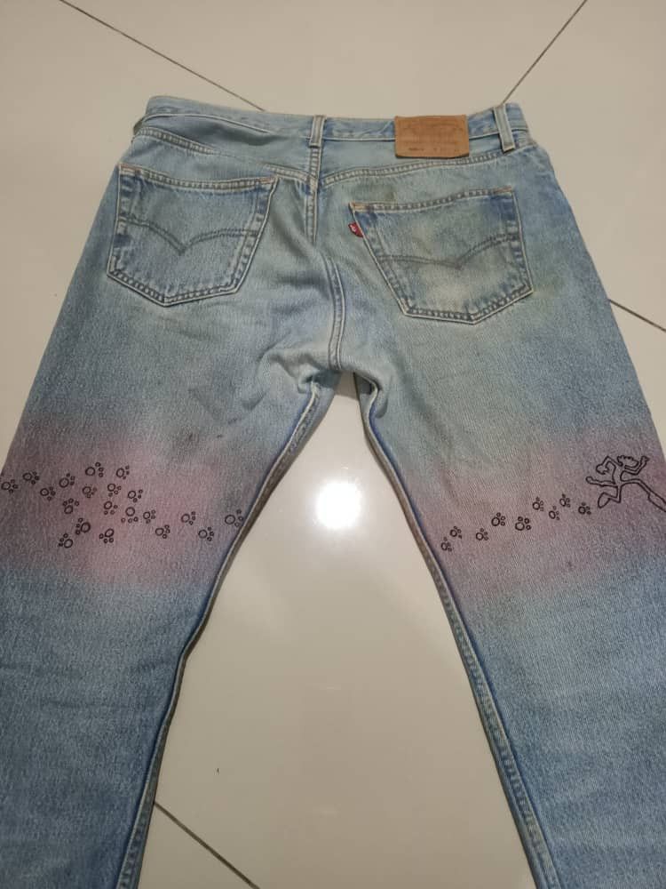 Levi's Vintage Levi’s 501xx Custom – Pink Panther Grail Size US 33 - 7 Thumbnail