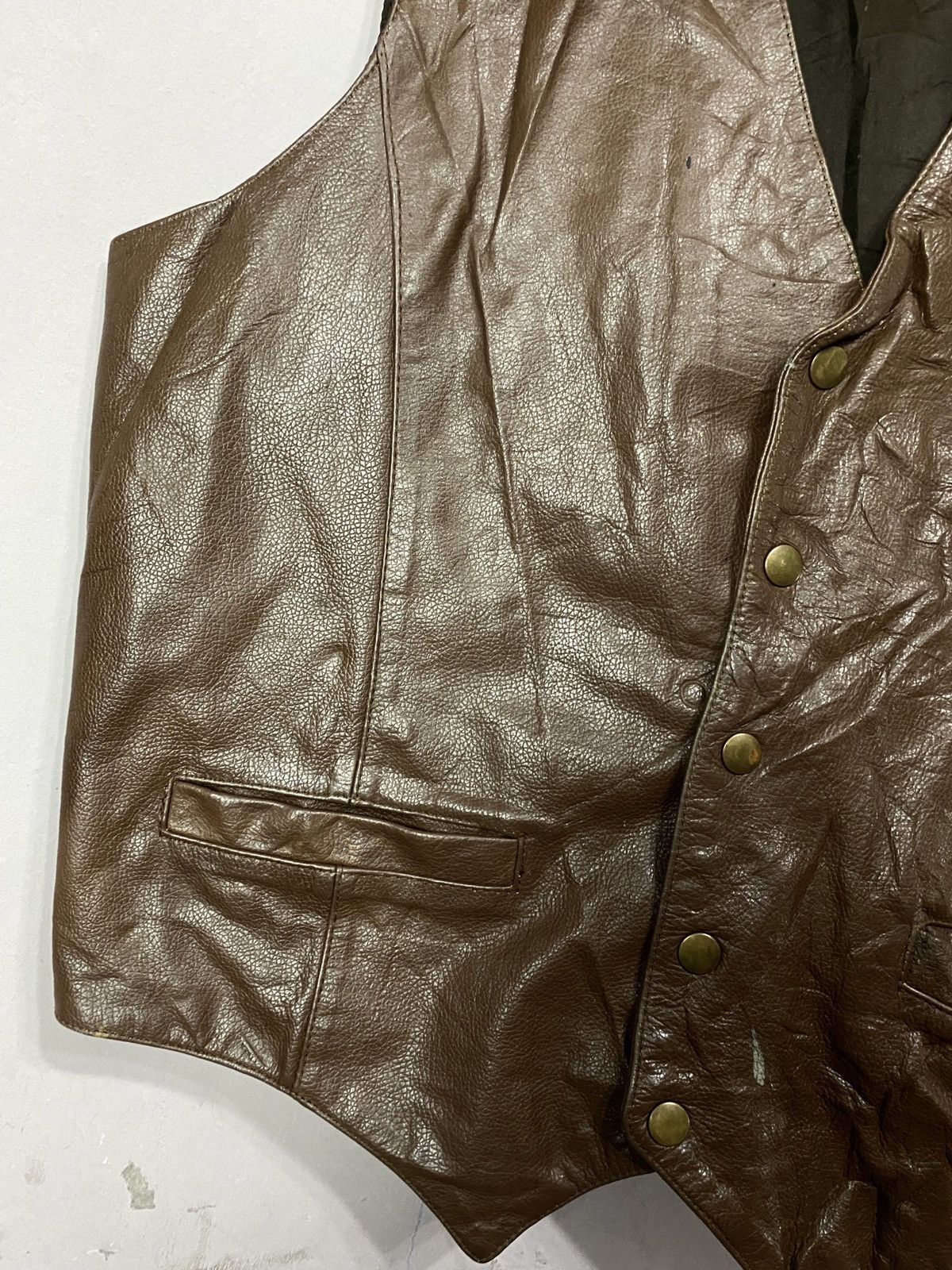 Wilsons Leather 💥BINDING NOW💥 Vintage WILSON Full Leather vest Jacket Size US L / EU 52-54 / 3 - 10 Thumbnail