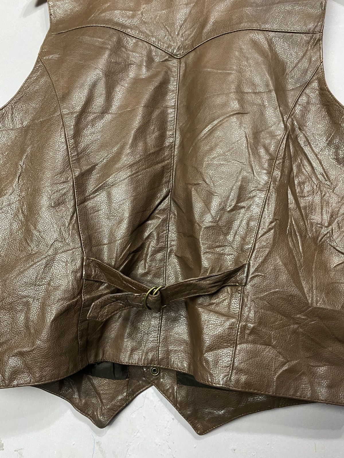 Wilsons Leather 💥BINDING NOW💥 Vintage WILSON Full Leather vest Jacket Size US L / EU 52-54 / 3 - 23 Thumbnail