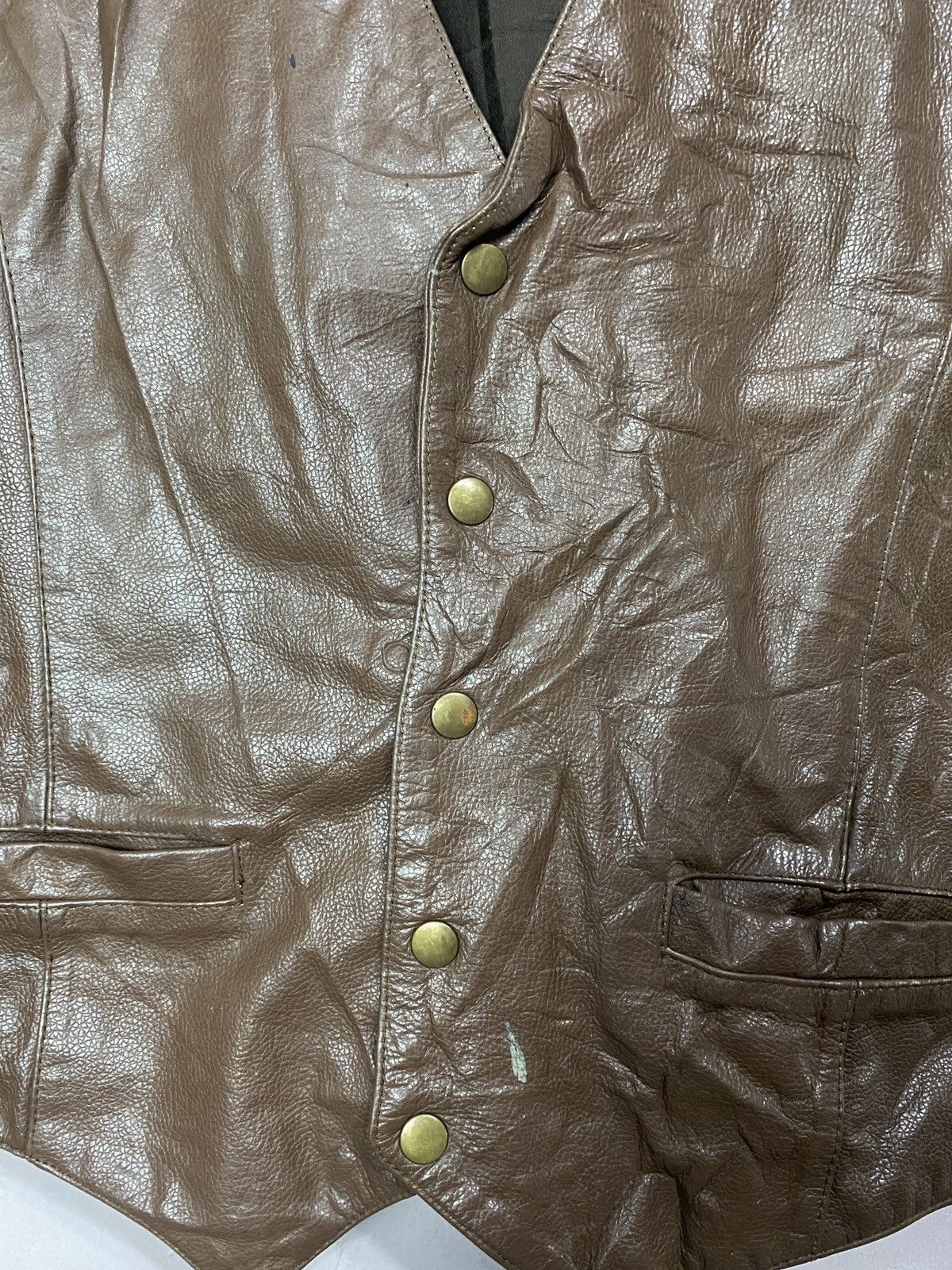 Wilsons Leather 💥BINDING NOW💥 Vintage WILSON Full Leather vest Jacket Size US L / EU 52-54 / 3 - 14 Thumbnail