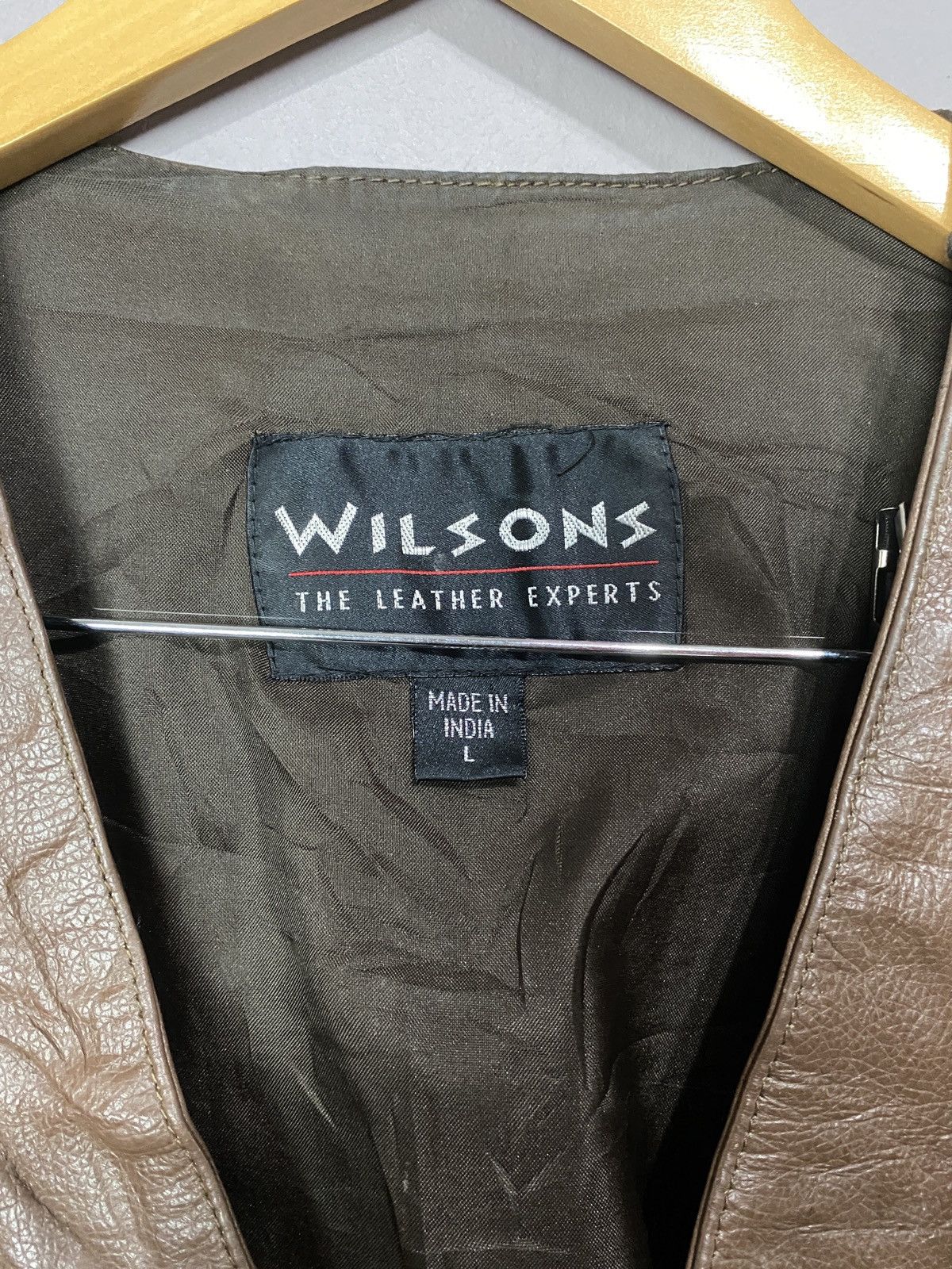Wilsons Leather 💥BINDING NOW💥 Vintage WILSON Full Leather vest Jacket Size US L / EU 52-54 / 3 - 15 Thumbnail