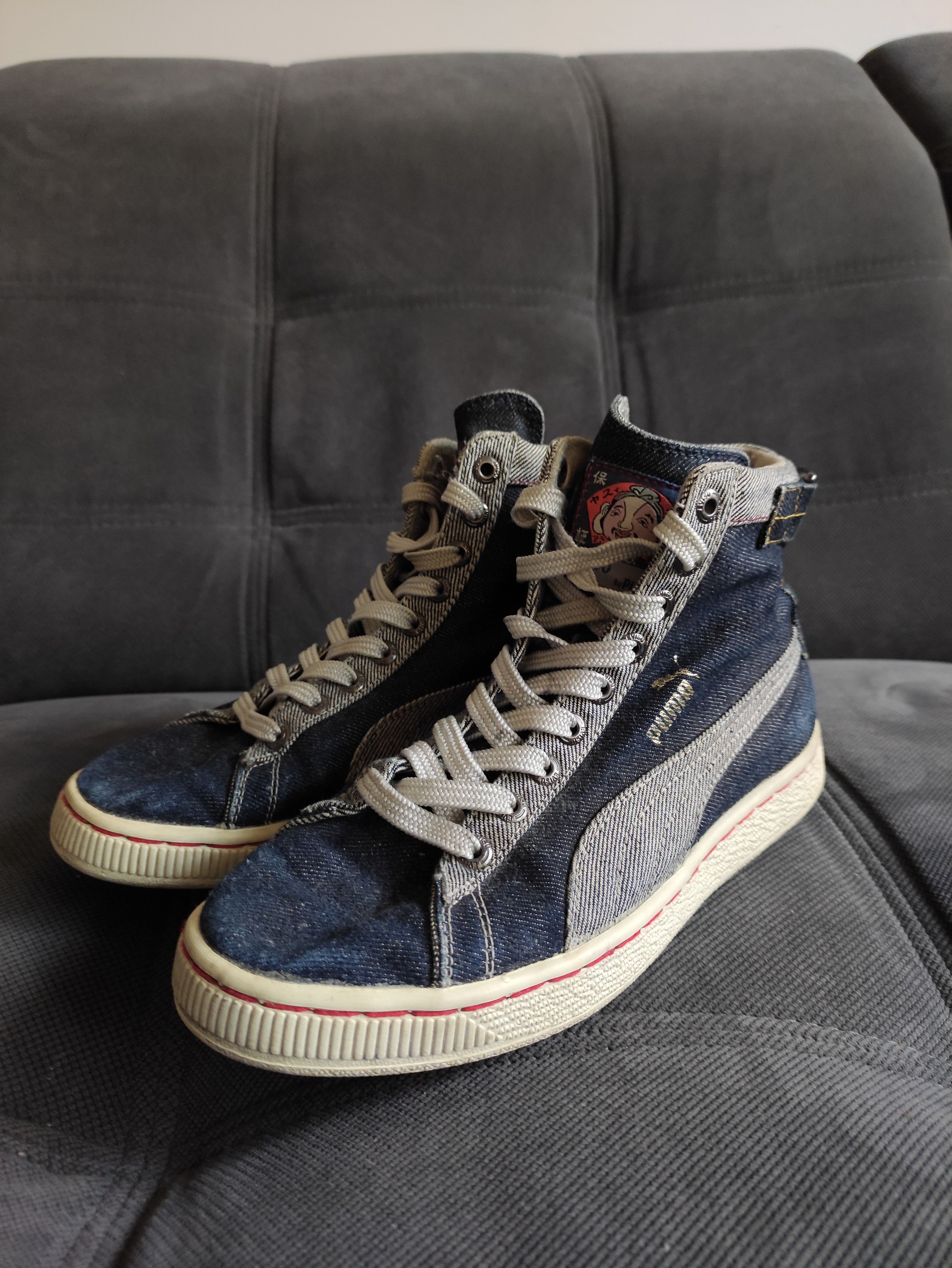 Puma Puma x Evisu denim sneakers Size US 6 / EU 39 - 2 Preview