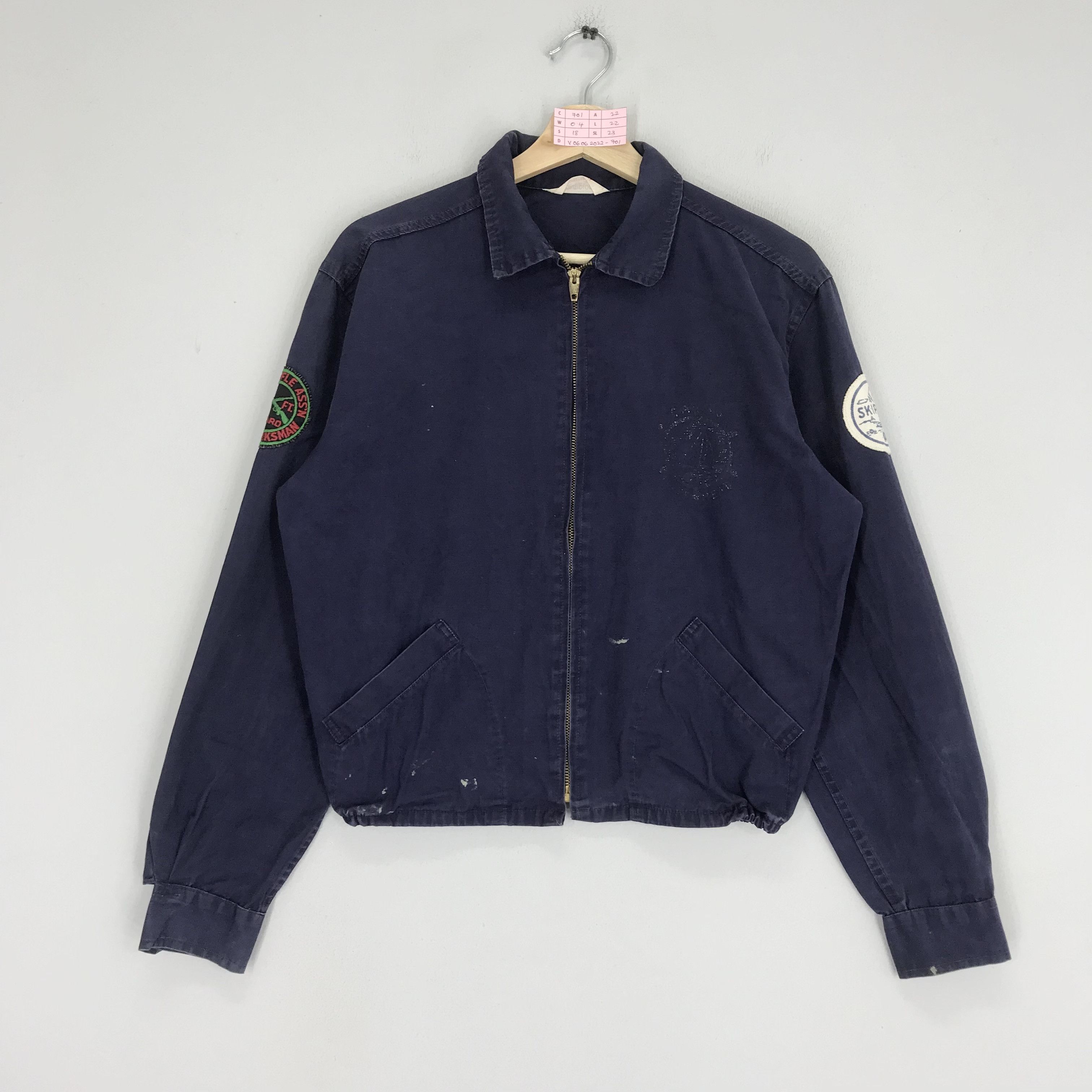 Archival Clothing Champion Vintage Vintage 60s Champion Knitwear Tag Worker Denim Jacket Grailed