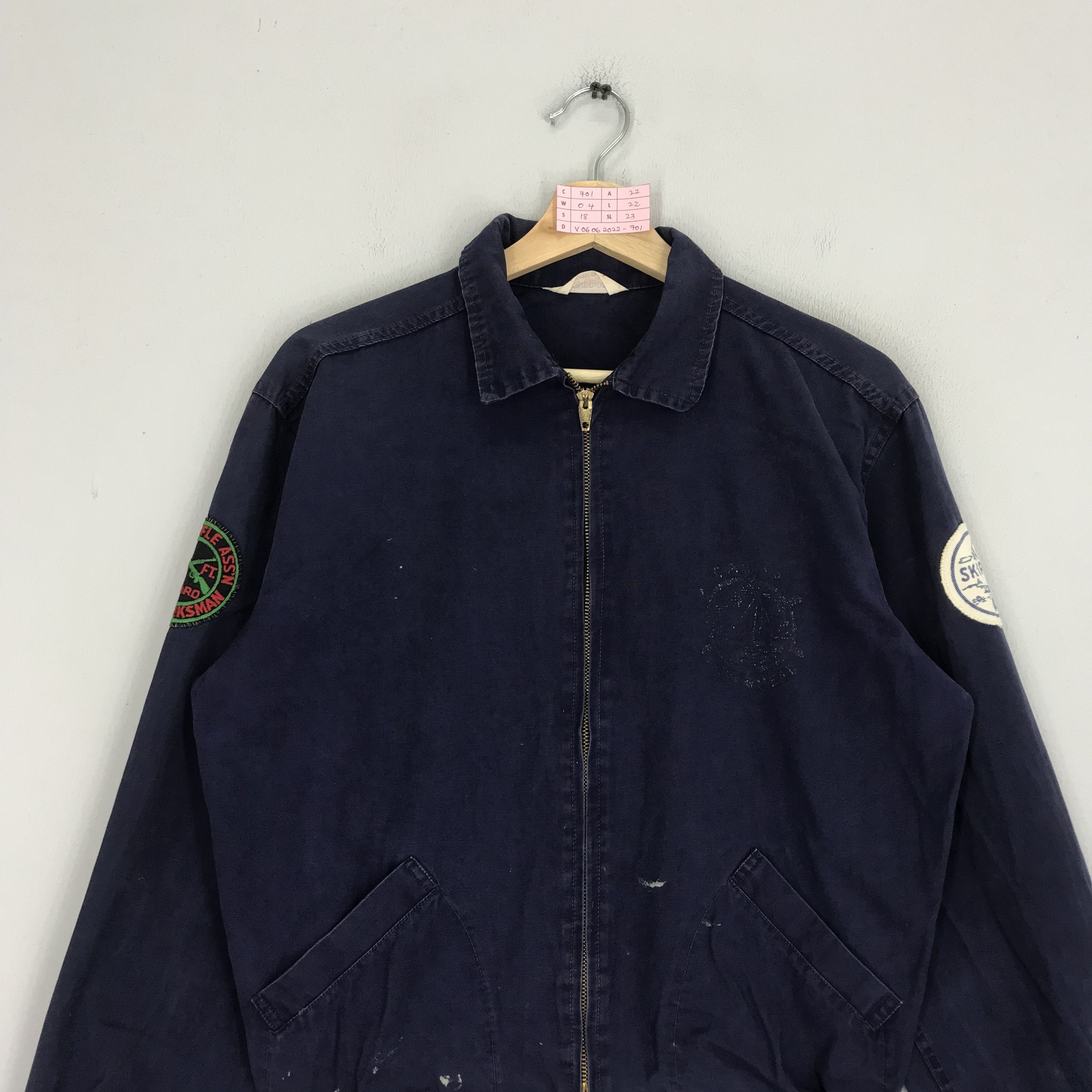 Champion Vintage 60s Champion Knitwear Tag Worker Denim Jacket Size US M / EU 48-50 / 2 - 3 Thumbnail
