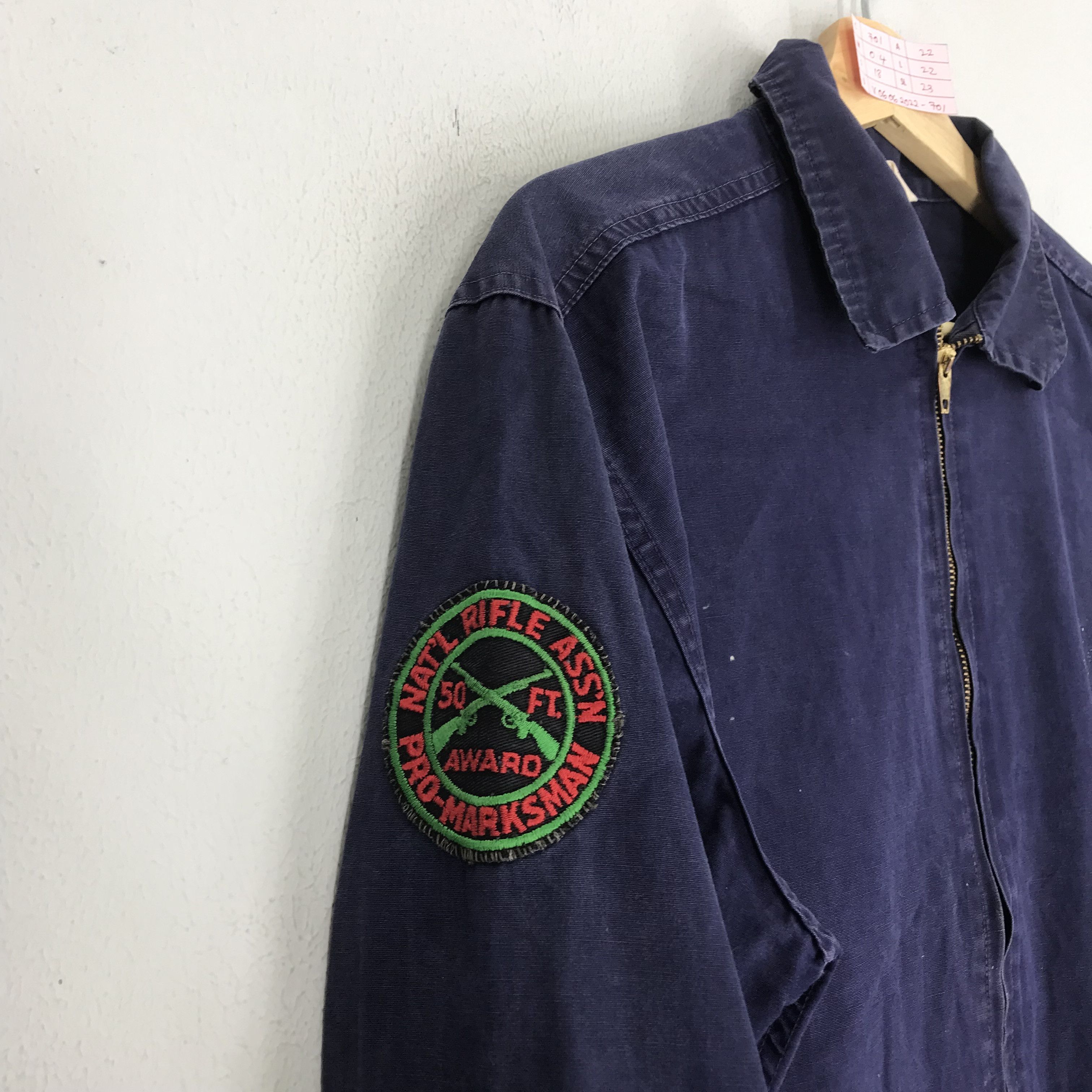 Champion Vintage 60s Champion Knitwear Tag Worker Denim Jacket Size US M / EU 48-50 / 2 - 7 Thumbnail