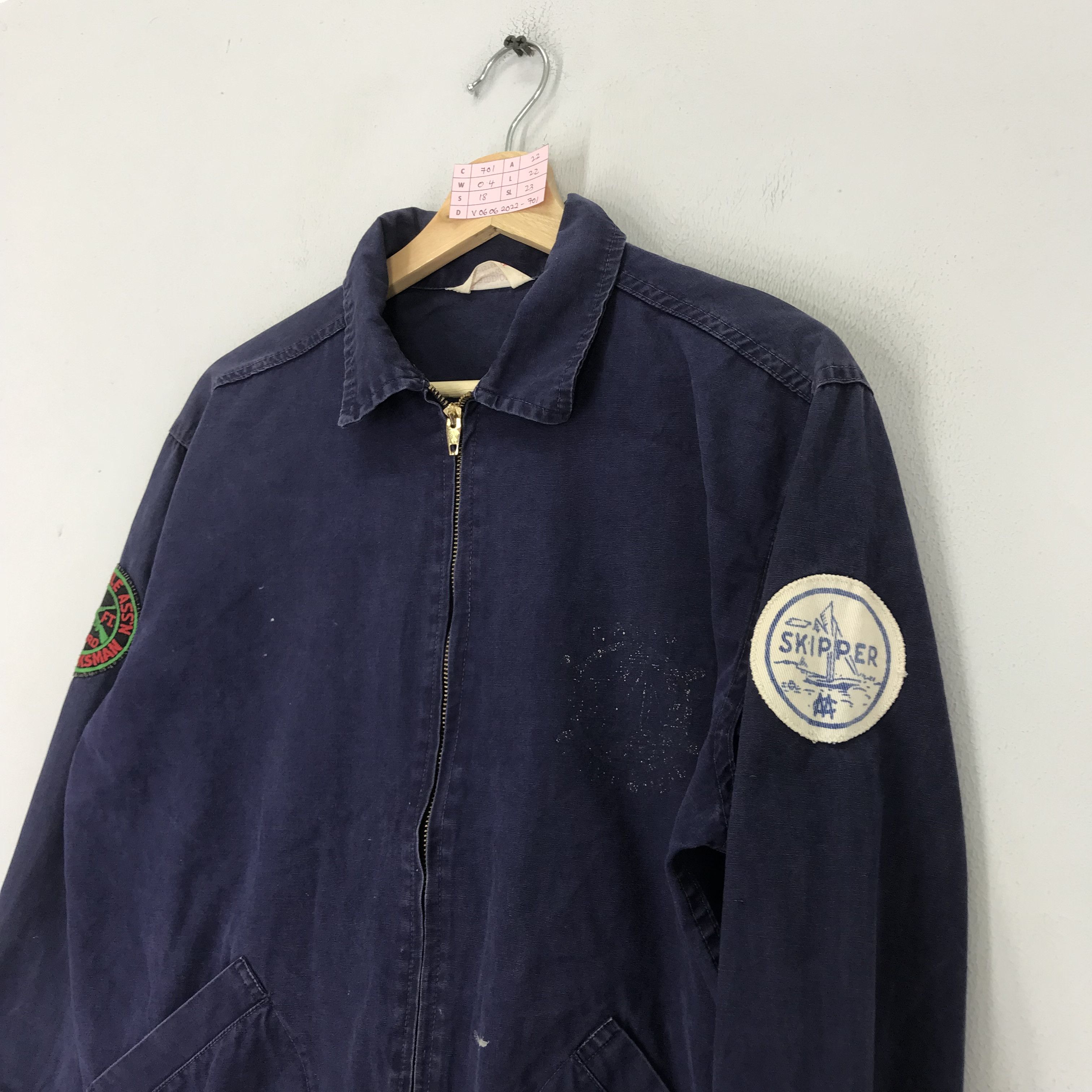 Champion Vintage 60s Champion Knitwear Tag Worker Denim Jacket Size US M / EU 48-50 / 2 - 5 Thumbnail