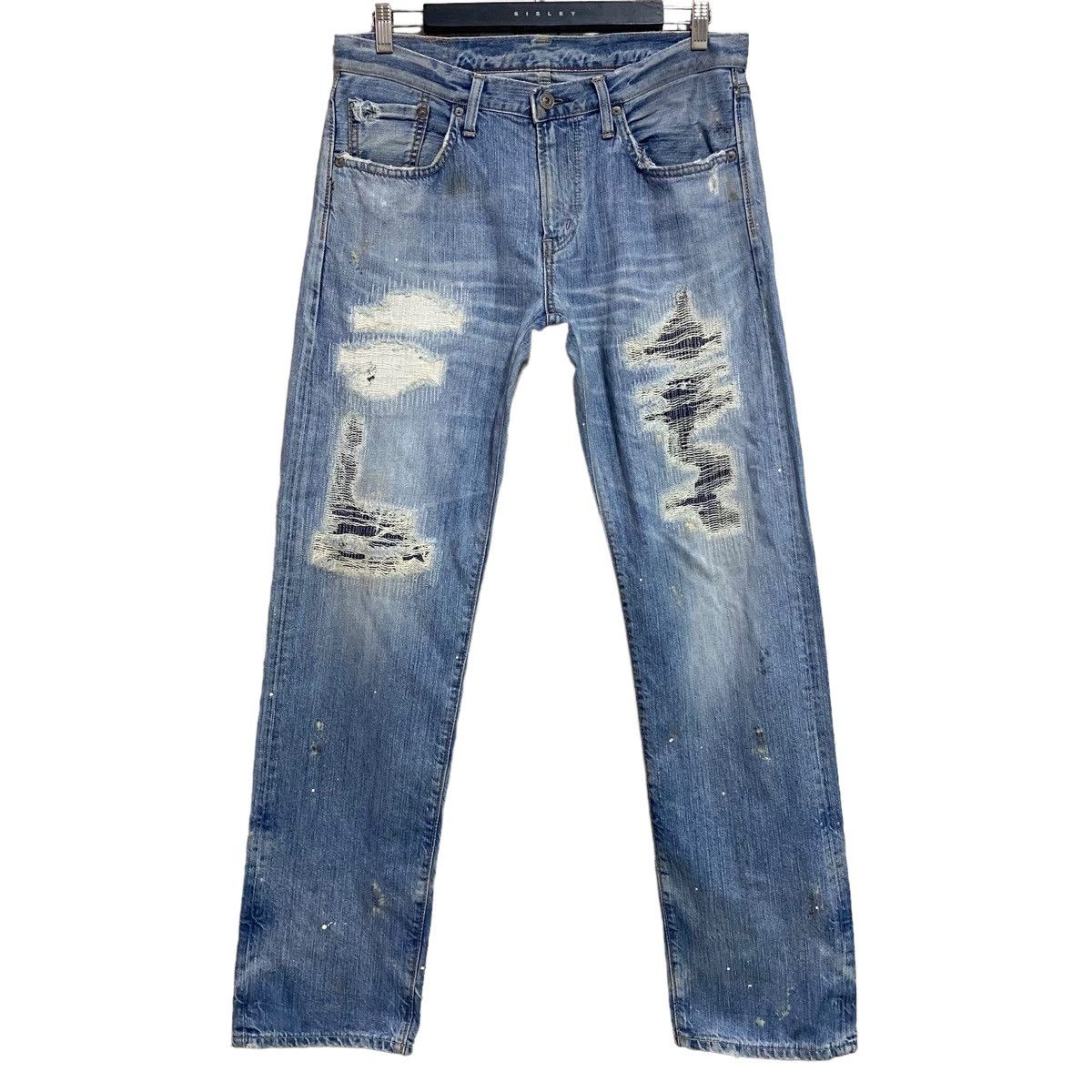 Edwin Vintage Edwin Denim Distressed Jeans Rebel Size US 33 - 1 Thumbnail
