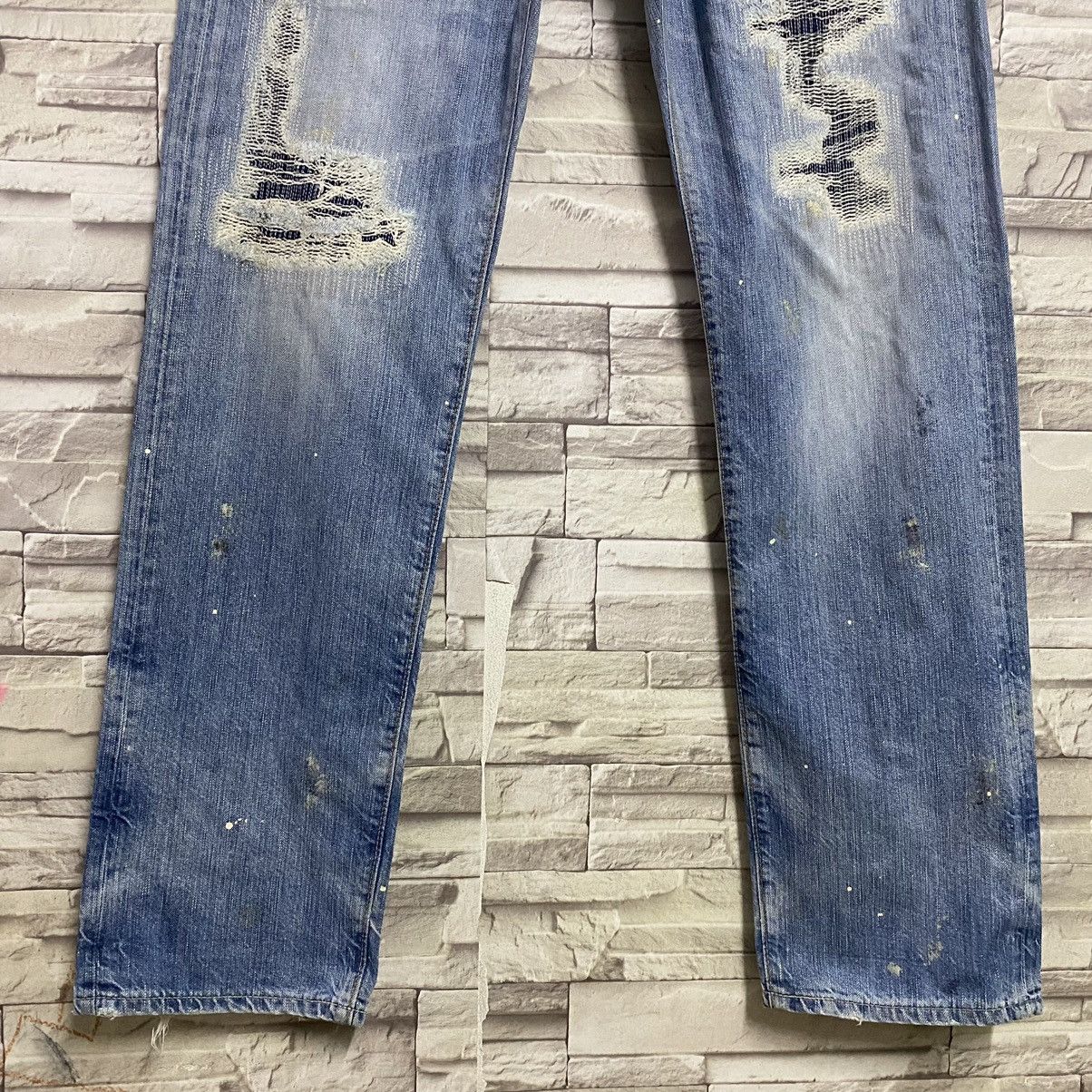 Edwin Vintage Edwin Denim Distressed Jeans Rebel Size US 33 - 10 Thumbnail