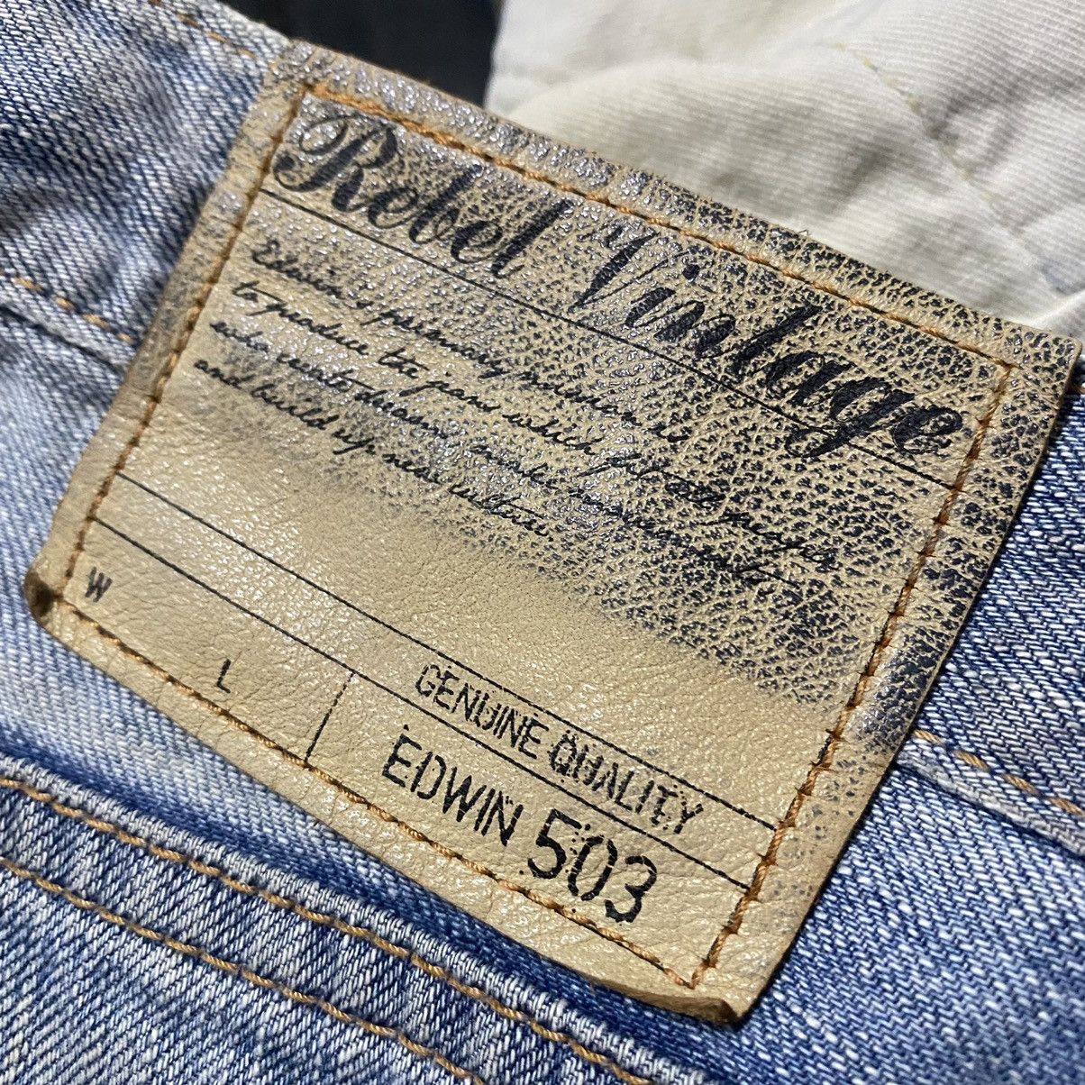 Edwin Vintage Edwin Denim Distressed Jeans Rebel Size US 33 - 21 Thumbnail