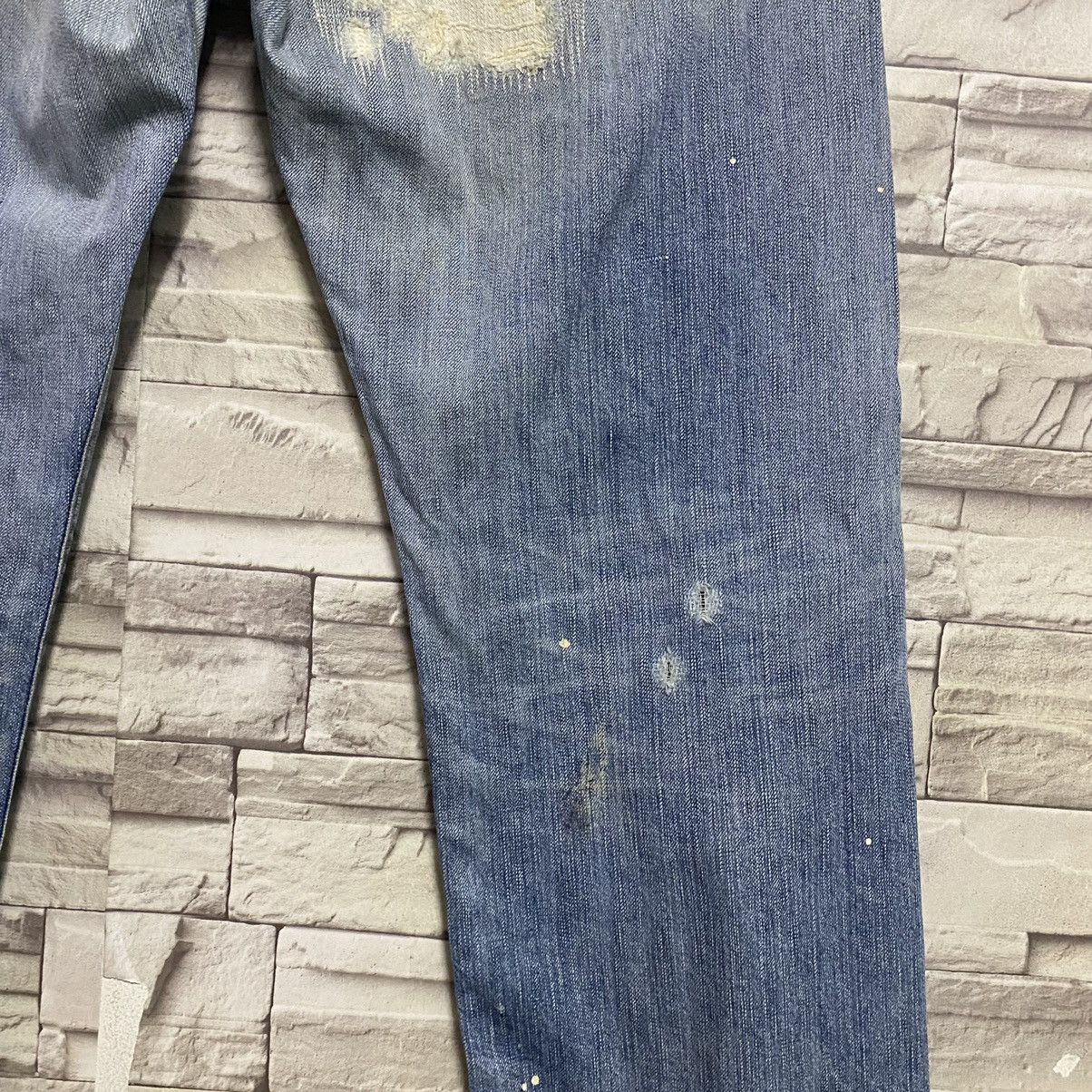 Edwin Vintage Edwin Denim Distressed Jeans Rebel Size US 33 - 17 Thumbnail