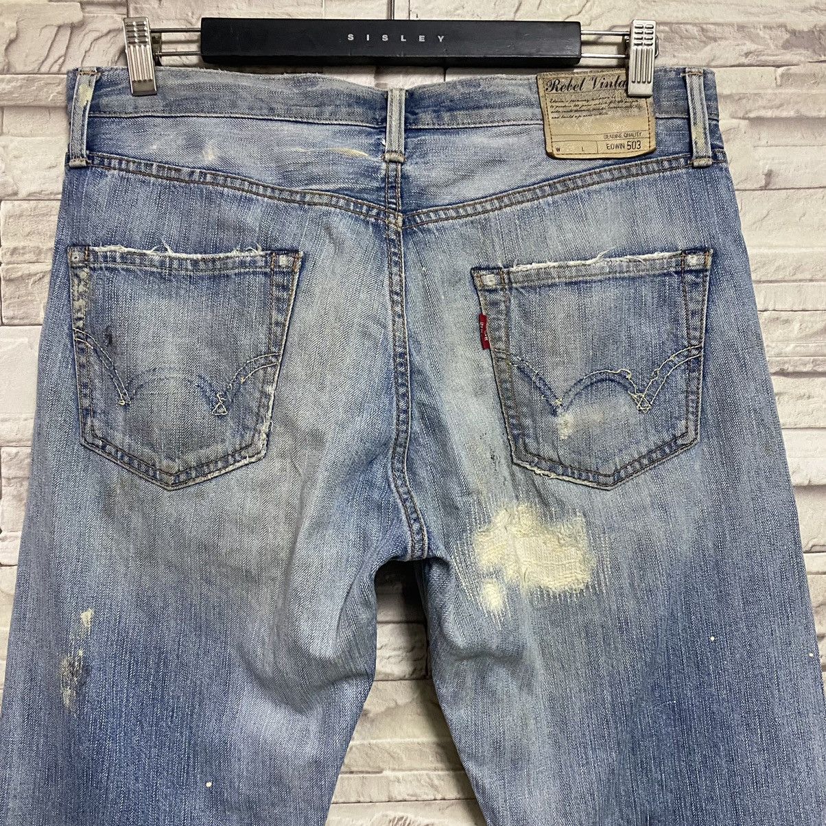 Edwin Vintage Edwin Denim Distressed Jeans Rebel Size US 33 - 13 Thumbnail