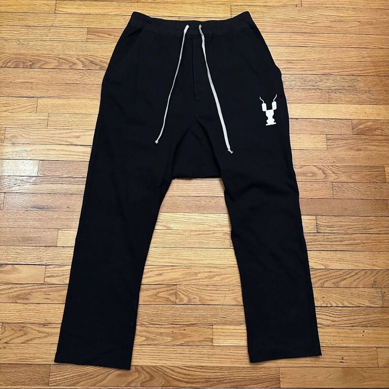 Rick Owens × Rick Owens Drkshdw NWT Rick Owens DRKSHDW Drop Crouch Sweatpants Retail $705 Size US 32 / EU 48 - 1 Thumbnail