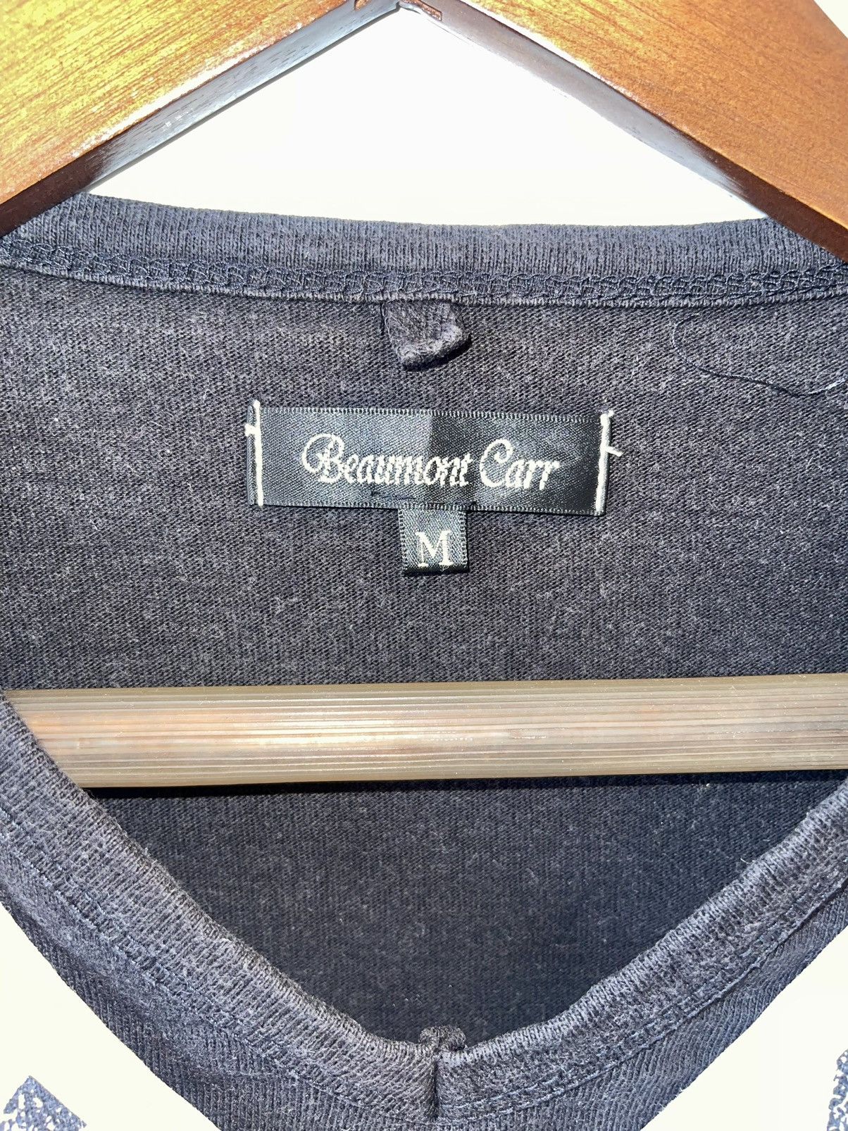 Japanese Brand VINTAGE BEAUMONT CARR POEM PRINT TRINITY CROSS Size US XS / EU 42 / 0 - 6 Thumbnail