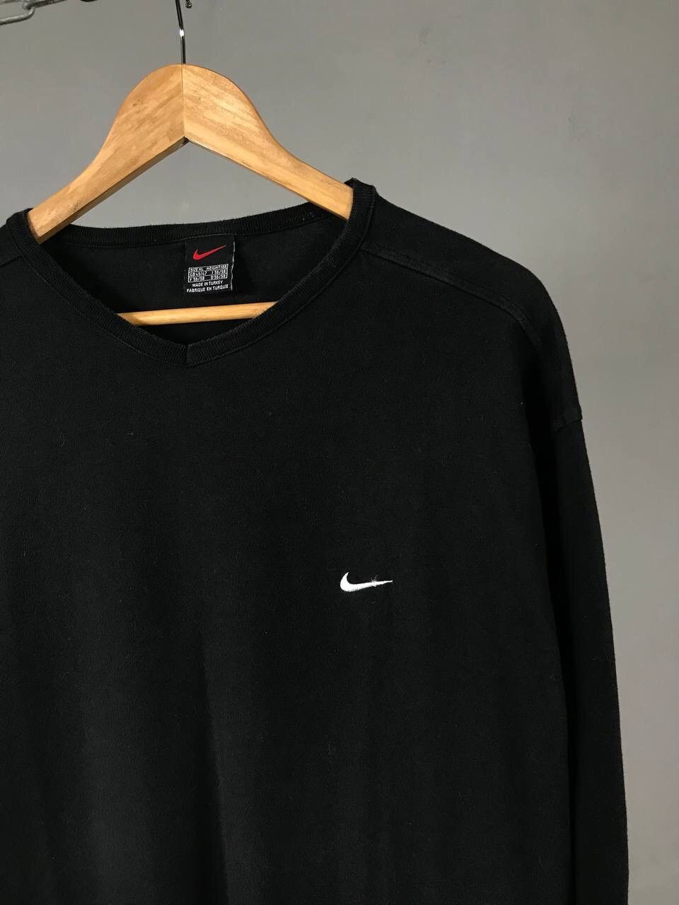 Nike × Vintage Nike swoosh streetwear vintage sweatshirt Size US XL / EU 56 / 4 - 2 Thumbnail