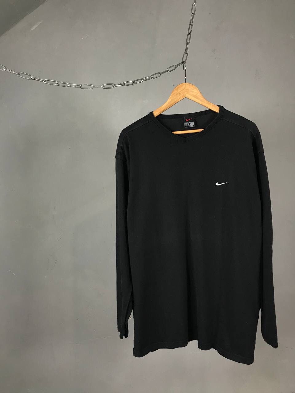 Nike × Vintage Nike swoosh streetwear vintage sweatshirt Size US XL / EU 56 / 4 - 1 Thumbnail