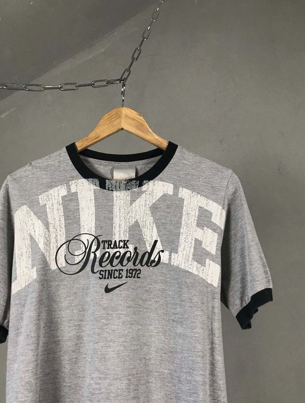 Nike × Vintage Nike swoosh streetwear vintage tee Size US M / EU 48-50 / 2 - 2 Thumbnail