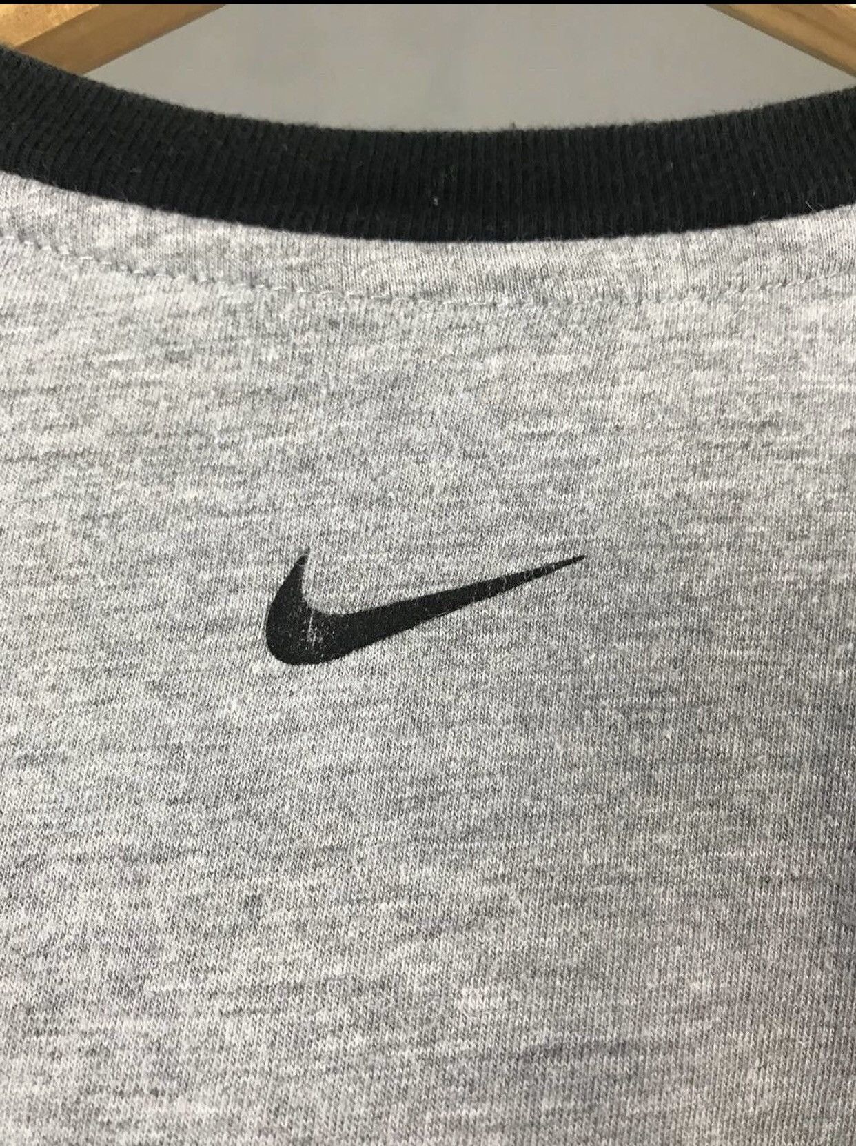 Nike × Vintage Nike swoosh streetwear vintage tee Size US M / EU 48-50 / 2 - 7 Thumbnail