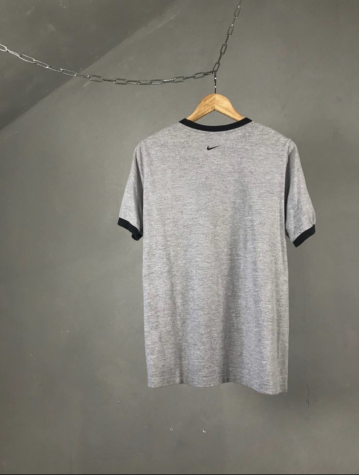 Nike × Vintage Nike swoosh streetwear vintage tee Size US M / EU 48-50 / 2 - 5 Thumbnail