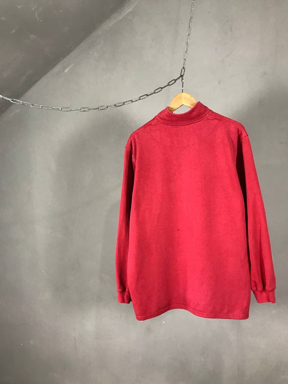 Nike × Vintage Nike vintage swoosh streetwear 1/4 zip sweatshirt Size US L / EU 52-54 / 3 - 9 Thumbnail