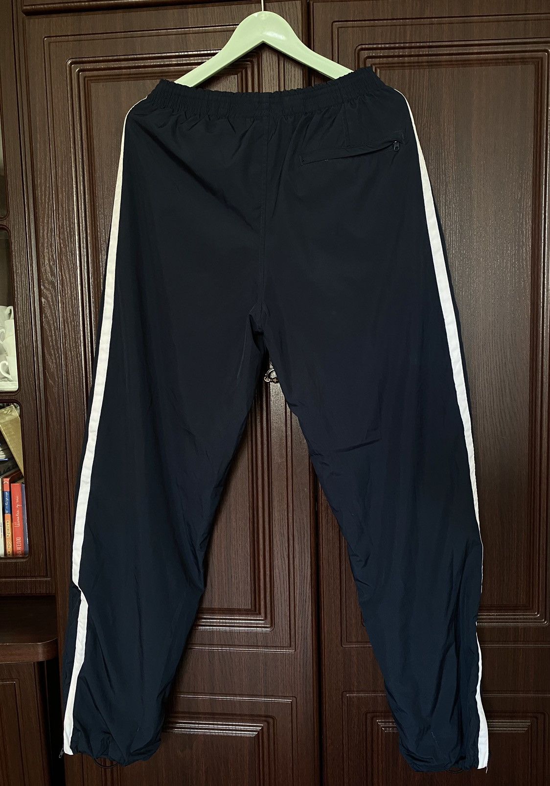 Nike Vintage Nike Y2K Nylon Drill Track Pants Joggers Swoosh Size US 32 / EU 48 - 6 Thumbnail