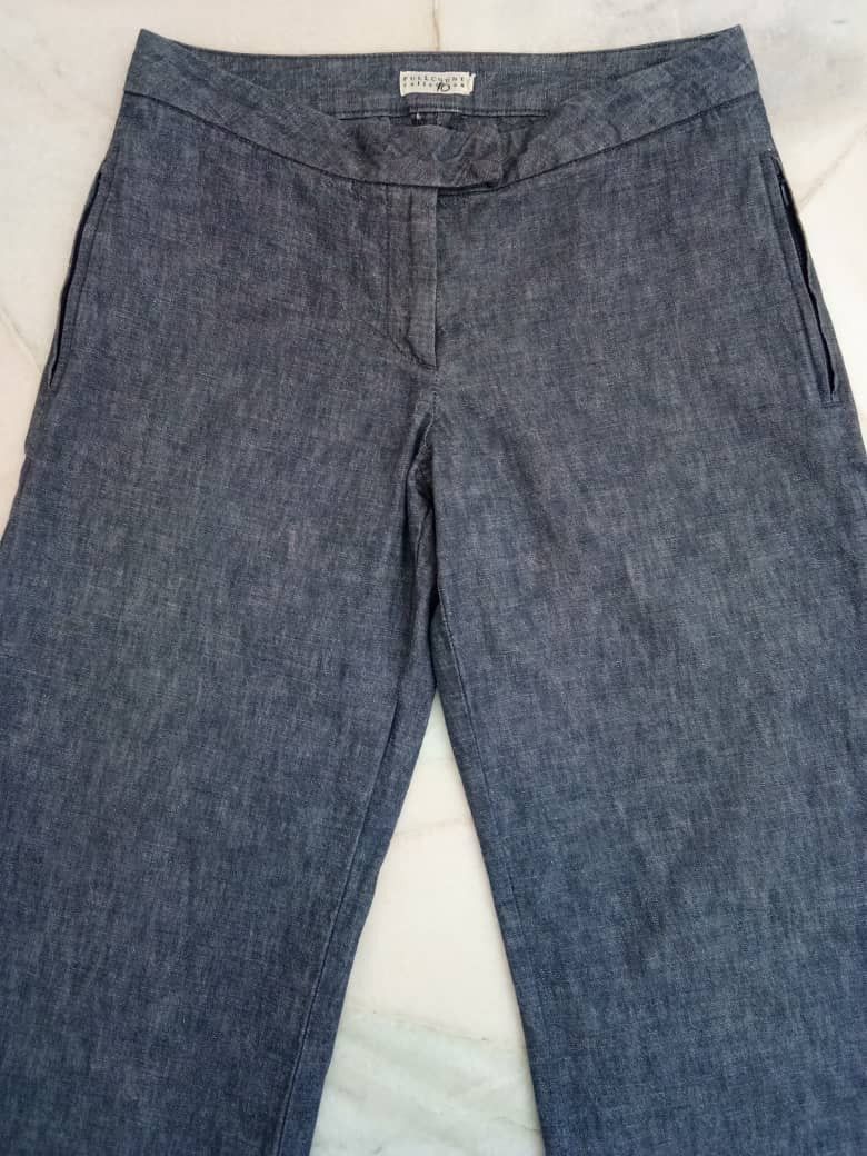 Full Count & Co. Side pockets zipper with Toe drawstring denim pants Size 28" / US 6 / IT 42 - 5 Thumbnail