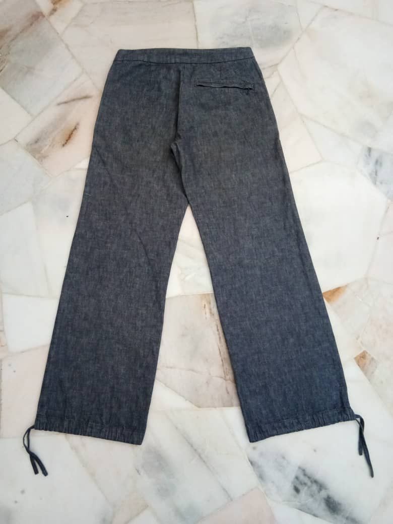 Full Count & Co. Side pockets zipper with Toe drawstring denim pants Size 28" / US 6 / IT 42 - 2 Thumbnail