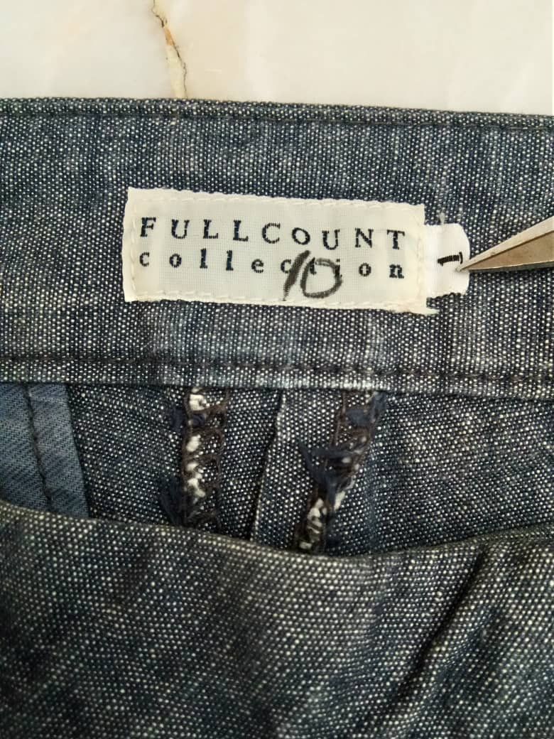 Full Count & Co. Side pockets zipper with Toe drawstring denim pants Size 28" / US 6 / IT 42 - 3 Thumbnail