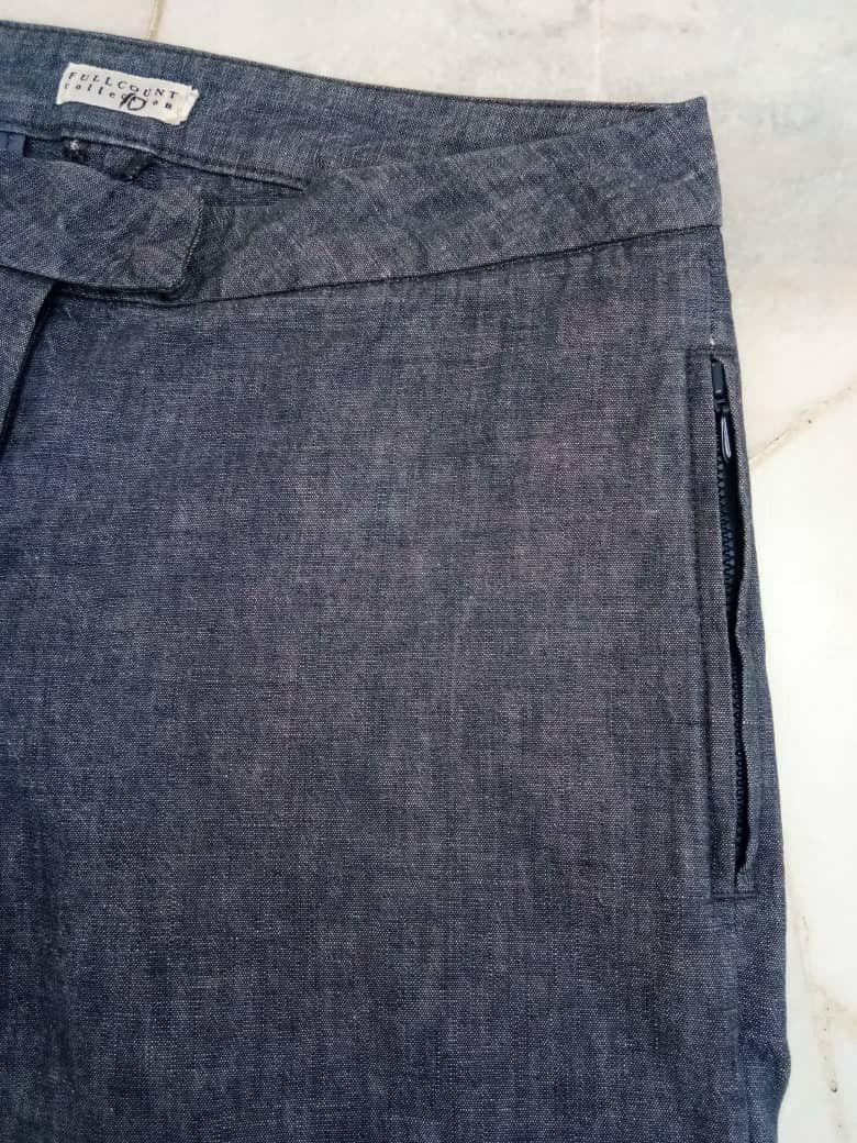 Full Count & Co. Side pockets zipper with Toe drawstring denim pants Size 28" / US 6 / IT 42 - 7 Thumbnail