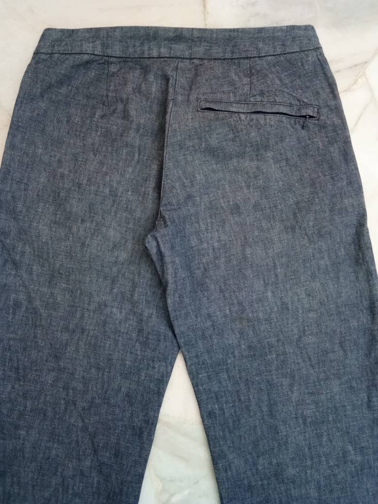Full Count & Co. Side pockets zipper with Toe drawstring denim pants Size 28" / US 6 / IT 42 - 9 Thumbnail