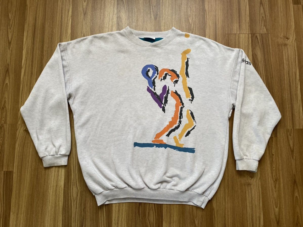 Adidas Andre Agassi Vintage Vintage Adidas ATP Tour Sweatshirt like Nike Challenge Court Grailed