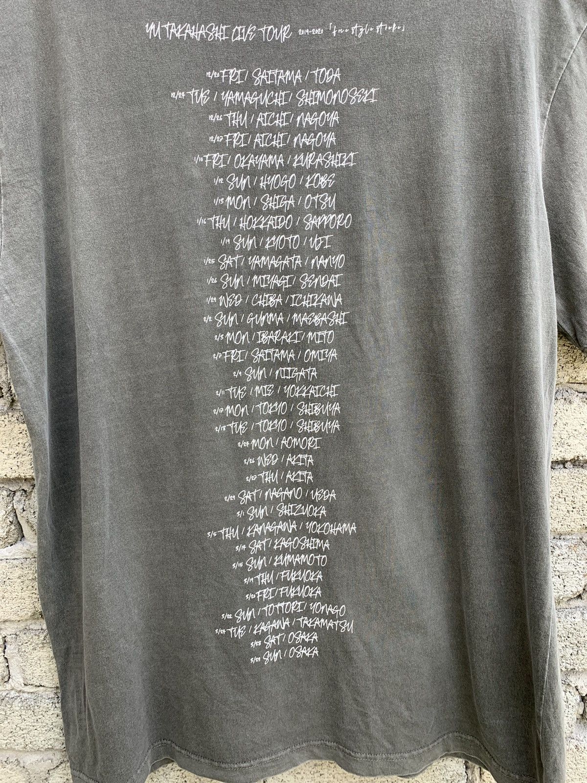 Band Tees × Japanese Brand Yu Takahashi Live Tour 2019-2020 Free Style Stroke T Shirt Size US XL / EU 56 / 4 - 10 Thumbnail