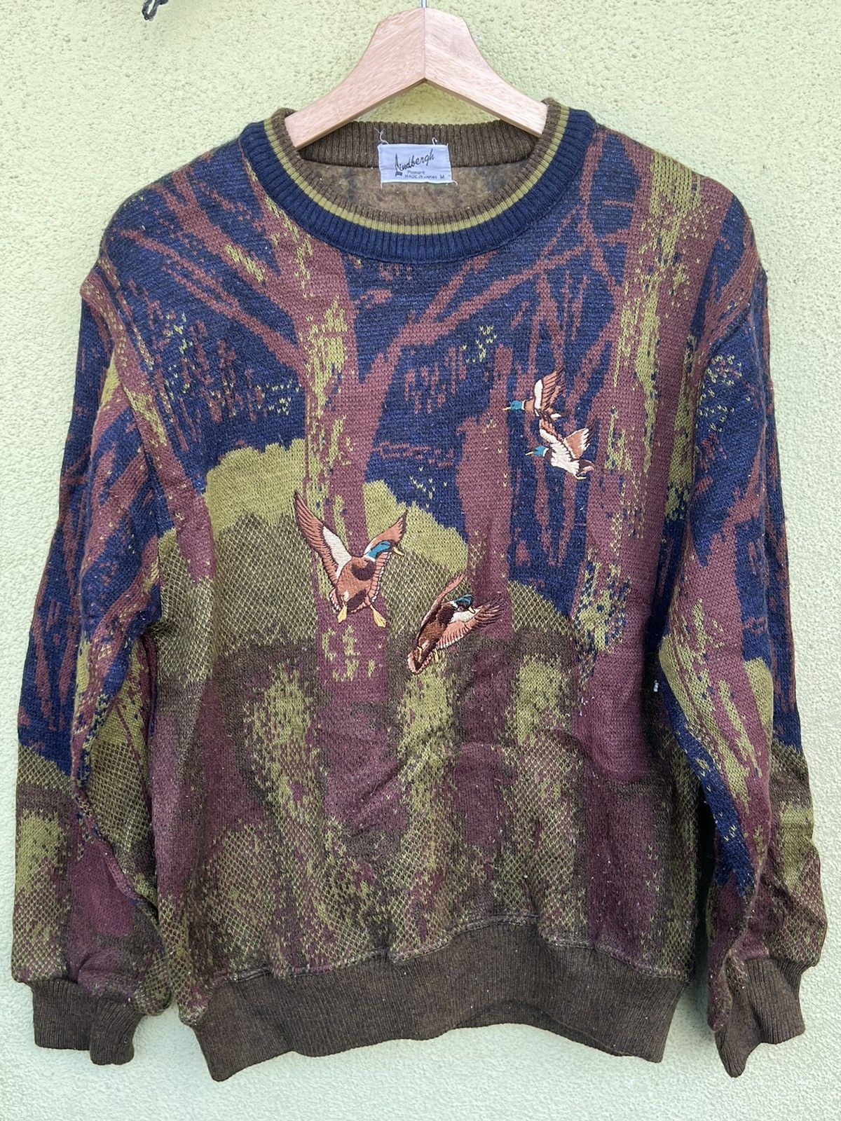 Lindbergh vintage knitwear sweater embroidered