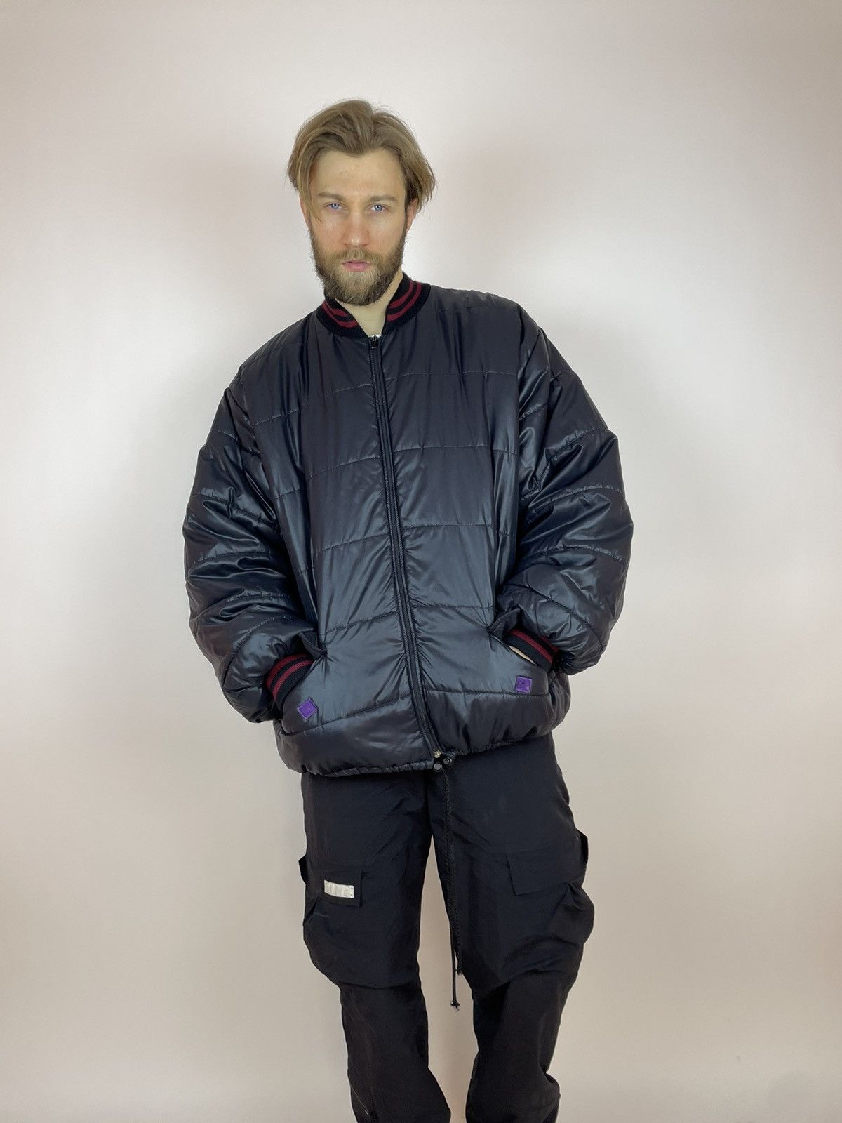 Vintage FOLIA Oversized Bomber Jacket Vintage balenciaga style Size US L / EU 52-54 / 3 - 5 Thumbnail