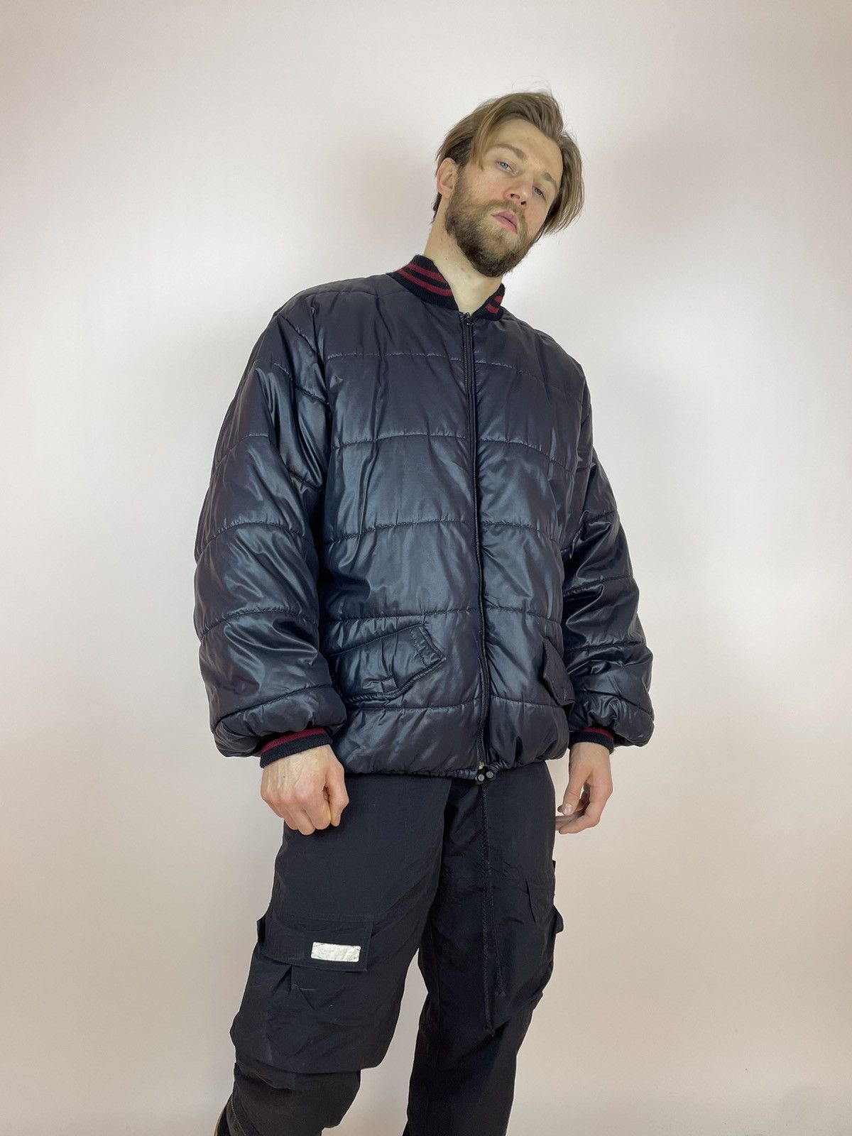 Vintage FOLIA Oversized Bomber Jacket Vintage balenciaga style Size US L / EU 52-54 / 3 - 7 Thumbnail