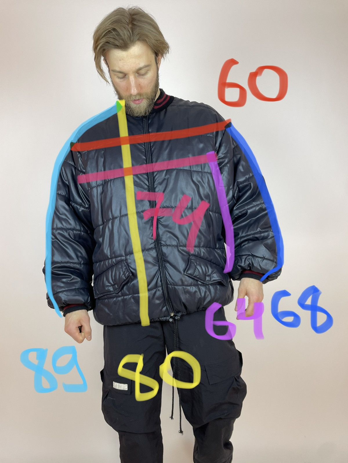 Vintage FOLIA Oversized Bomber Jacket Vintage balenciaga style Size US L / EU 52-54 / 3 - 15 Thumbnail