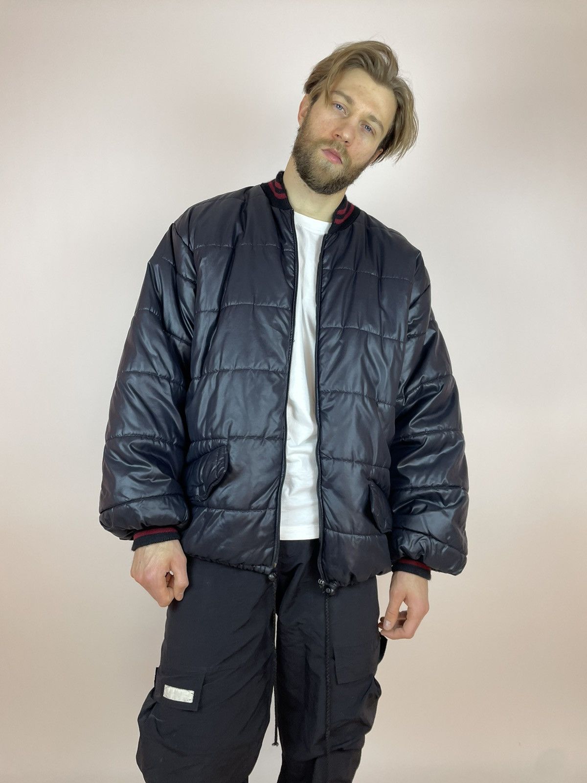 Vintage FOLIA Oversized Bomber Jacket Vintage balenciaga style Size US L / EU 52-54 / 3 - 4 Thumbnail