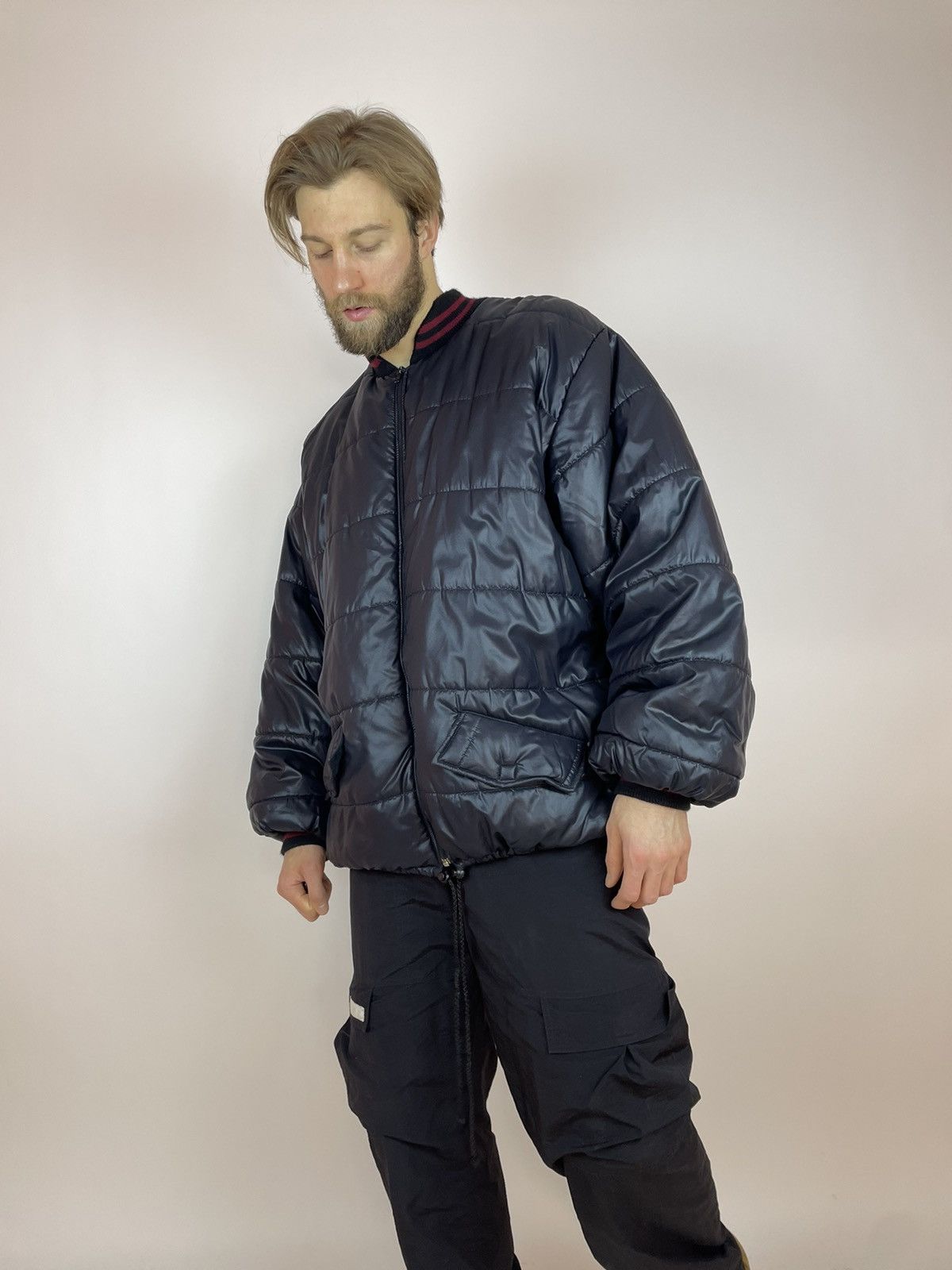 Vintage FOLIA Oversized Bomber Jacket Vintage balenciaga style Size US L / EU 52-54 / 3 - 6 Thumbnail