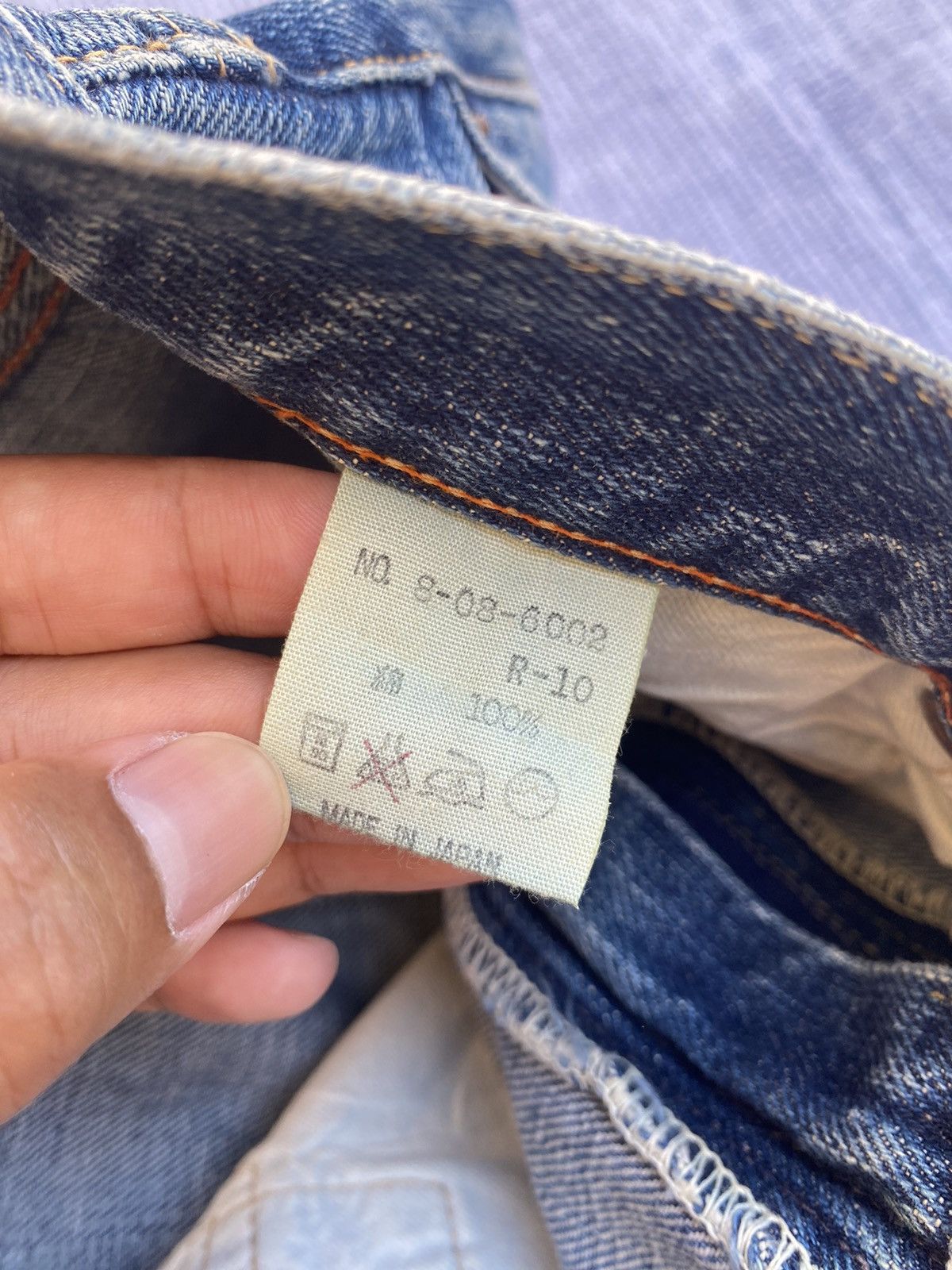 45rpm × Indigo × Japanese Brand vintage 45rpm jeans w30 Size US 30 / EU 46 - 10 Thumbnail