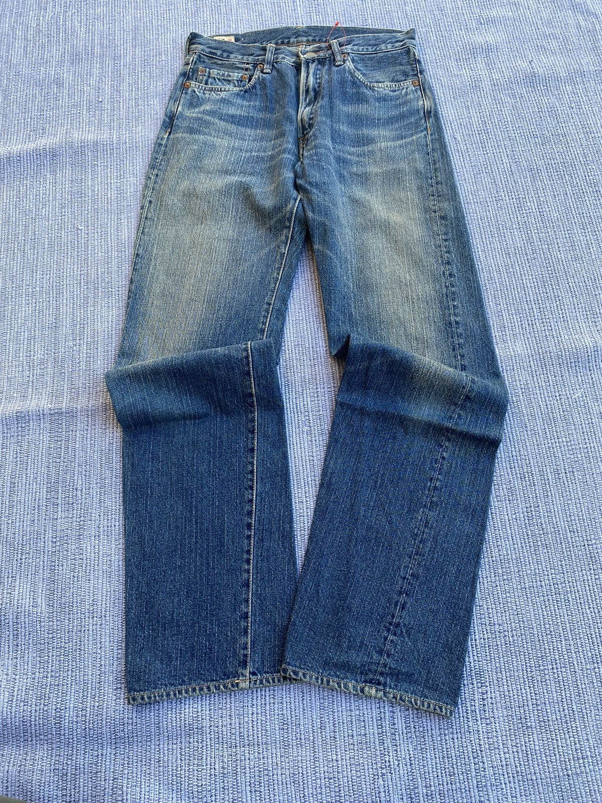 45rpm × Indigo × Japanese Brand vintage 45rpm jeans w30 Size US 30 / EU 46 - 14 Thumbnail