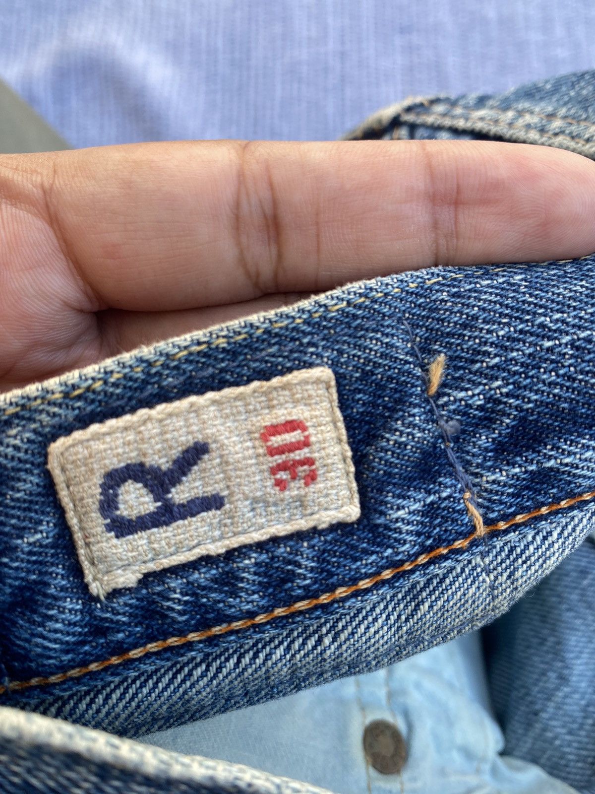 45rpm × Indigo × Japanese Brand vintage 45rpm jeans w30 Size US 30 / EU 46 - 9 Thumbnail
