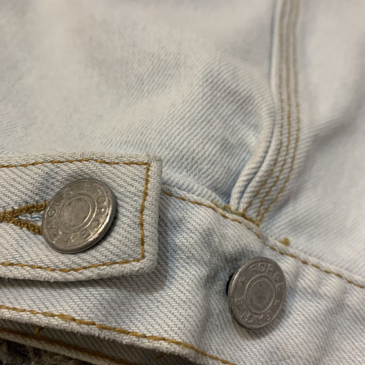 Vintage U.S. Jeans Eagle Rorce Wear Denim Jacket Vintage Size US L / EU 52-54 / 3 - 8 Thumbnail