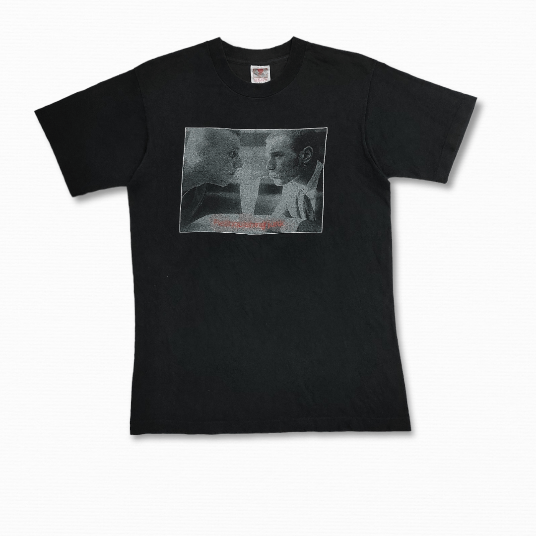 image of Vintage '90S Reliquinshing Junk Trainspotting Movie Tee in Black, Men's (Size Small)