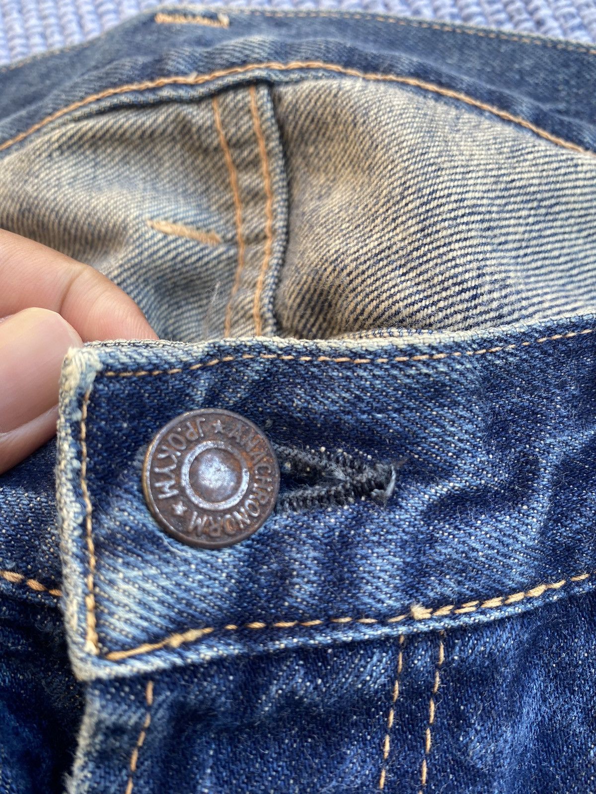 ANACHRONORM distress jeans Size US 32 / EU 48 - 9 Thumbnail