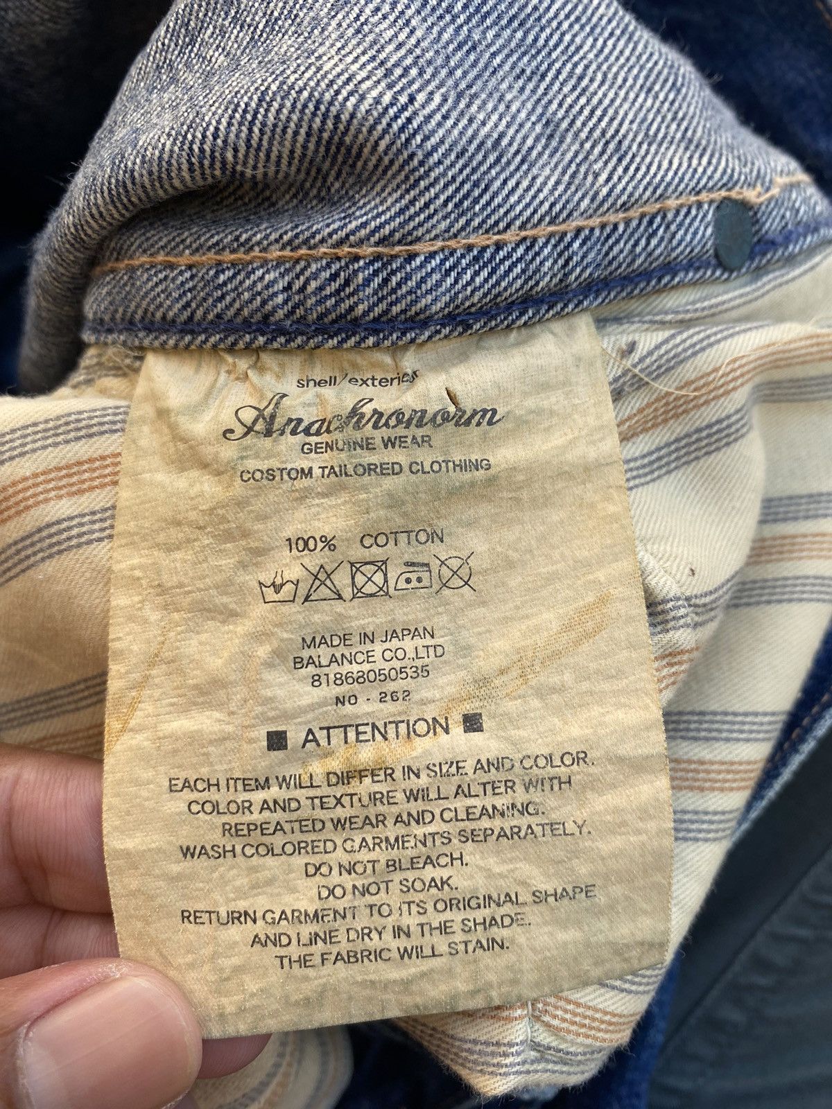 ANACHRONORM distress jeans Size US 32 / EU 48 - 11 Thumbnail